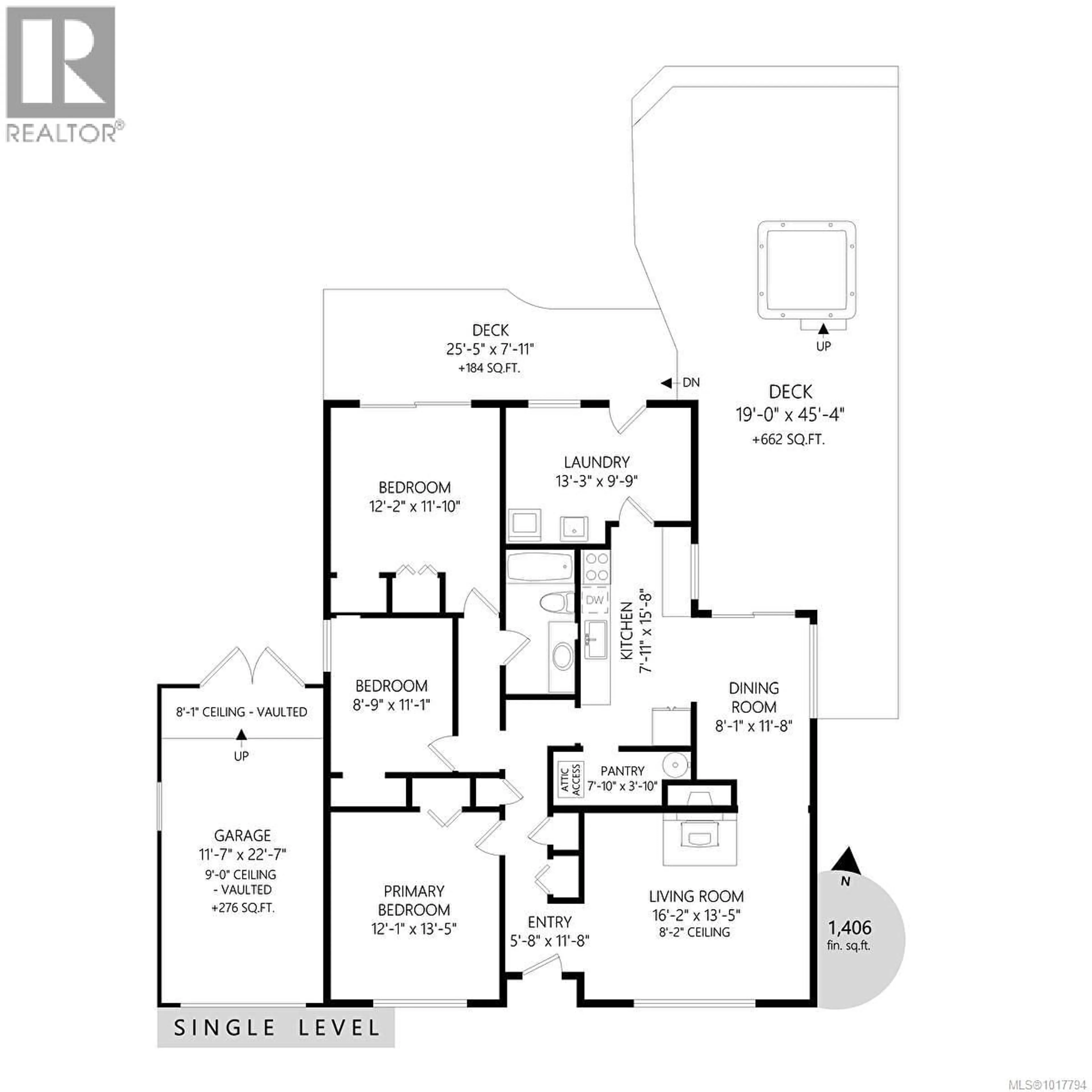 Floor plan for 1124 COLVILLE ROAD, Esquimalt British Columbia V9A4P7
