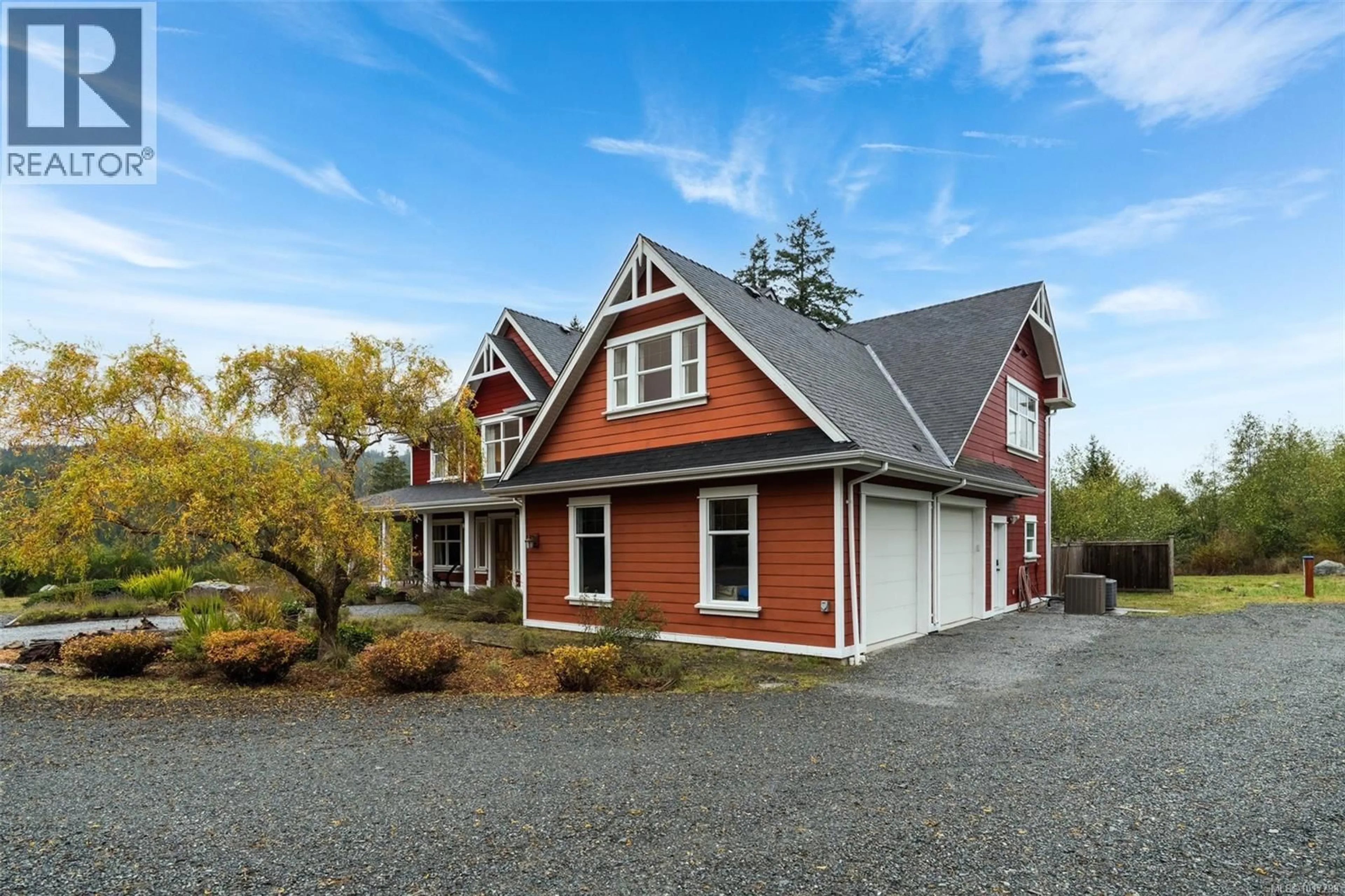 Home with vinyl exterior material, street for 319 STEBBINGS ROAD, Shawnigan Lake British Columbia V0R2L0