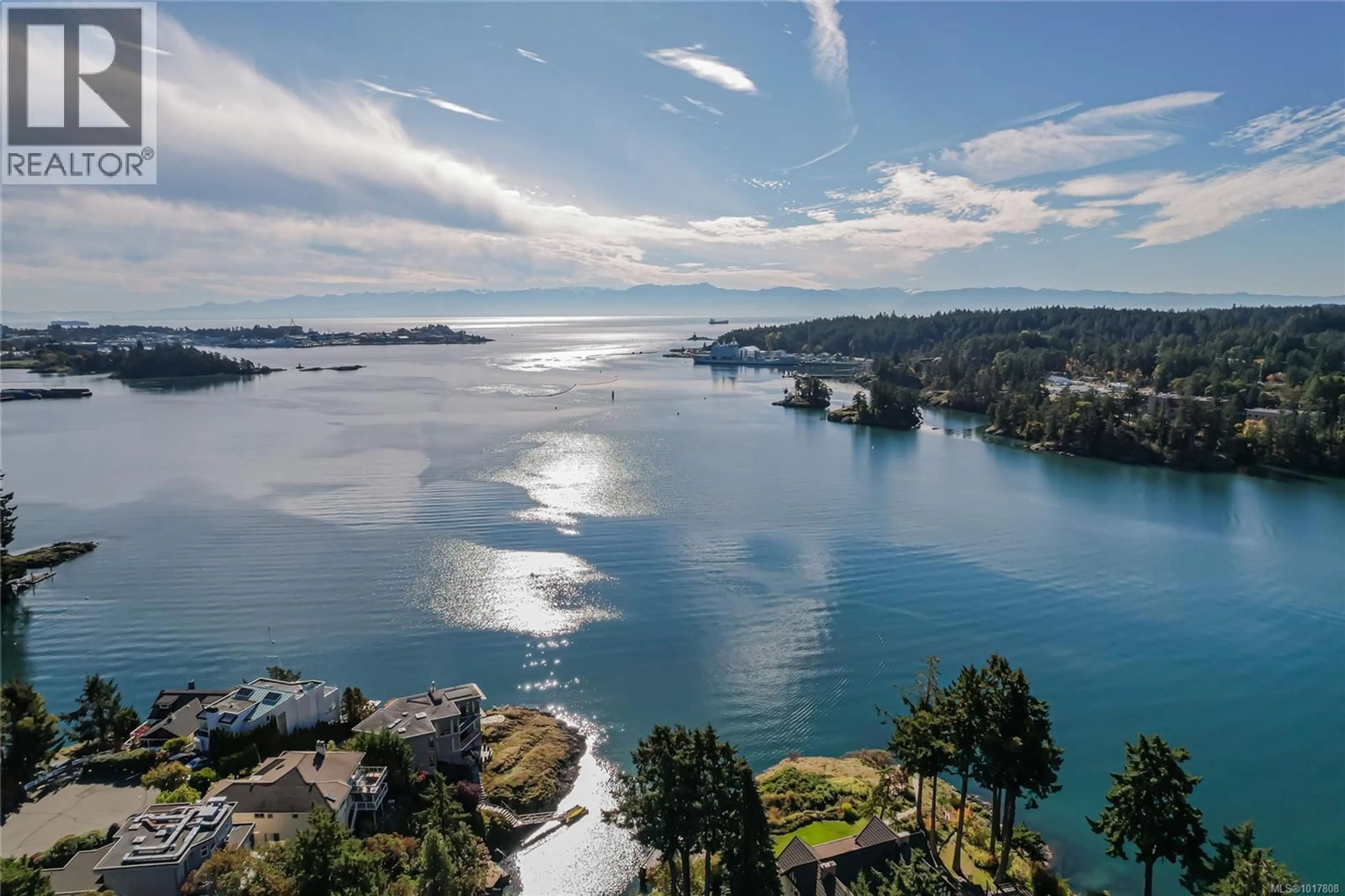 A pic from outside/outdoor area/front of a property/back of a property/a pic from drone, water/lake/river/ocean view for 7 GOVERNORS POINT ROAD, View Royal British Columbia V9B5L8