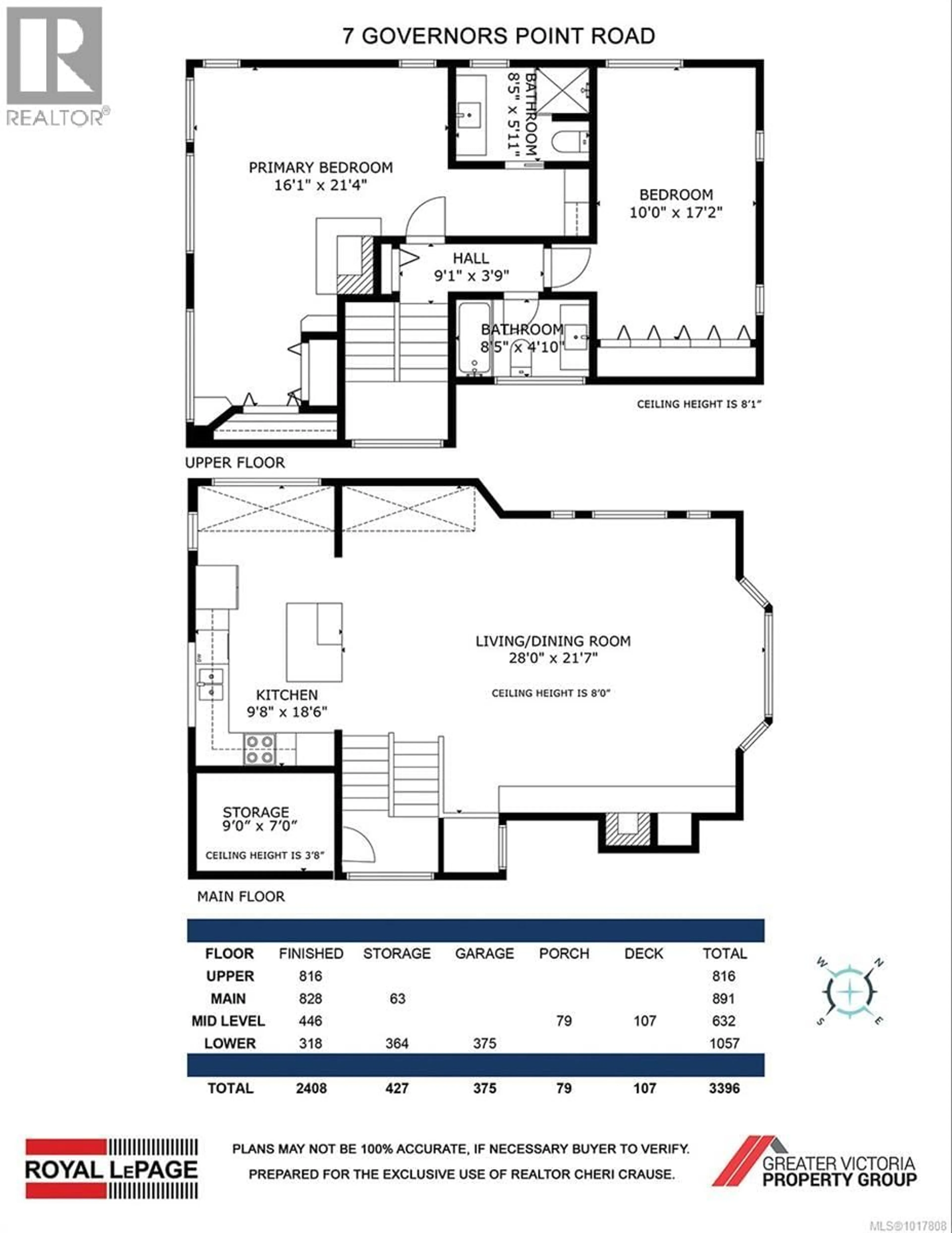 Floor plan for 7 GOVERNORS POINT ROAD, View Royal British Columbia V9B5L8