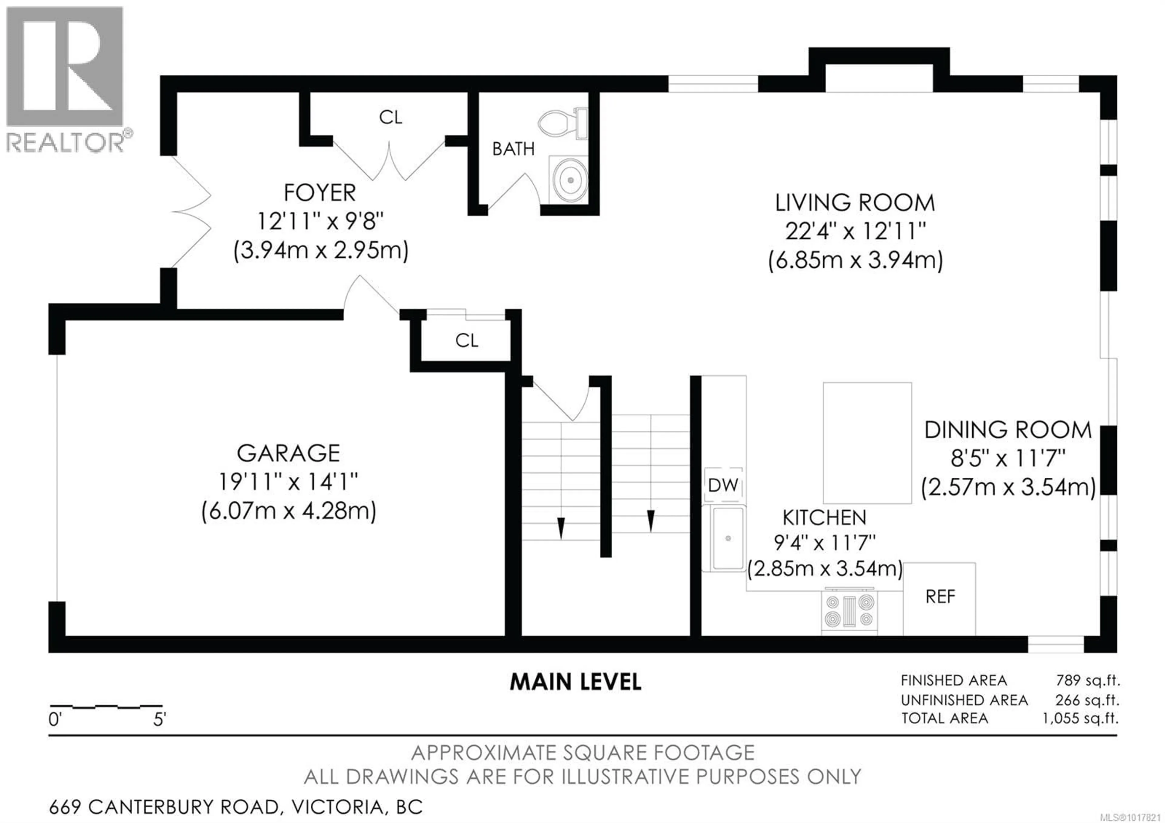 Floor plan for 669 CANTERBURY ROAD, Saanich British Columbia V8Z1Z8