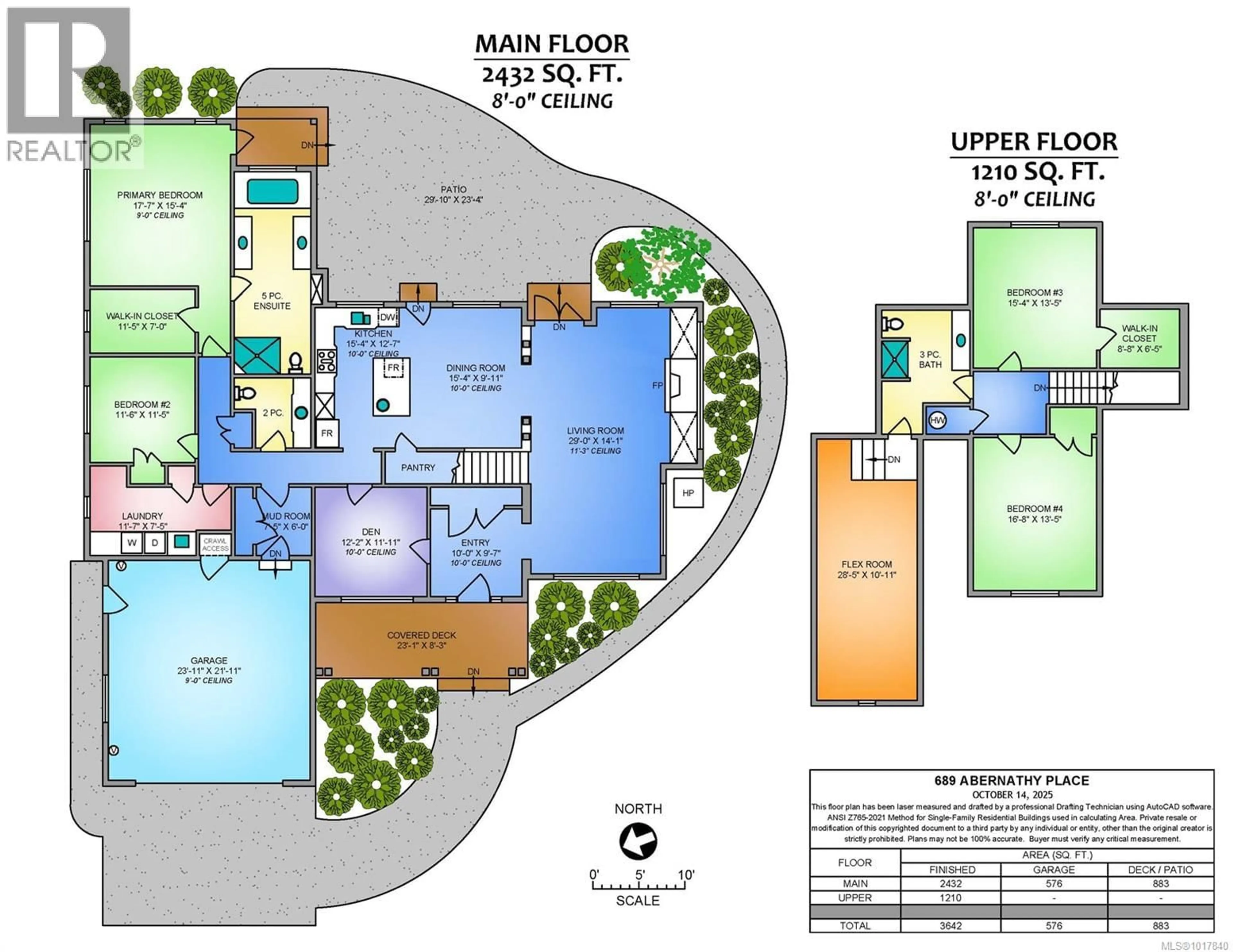 Floor plan for 689 ABERNATHY PLACE, Parksville British Columbia V9P2Y9