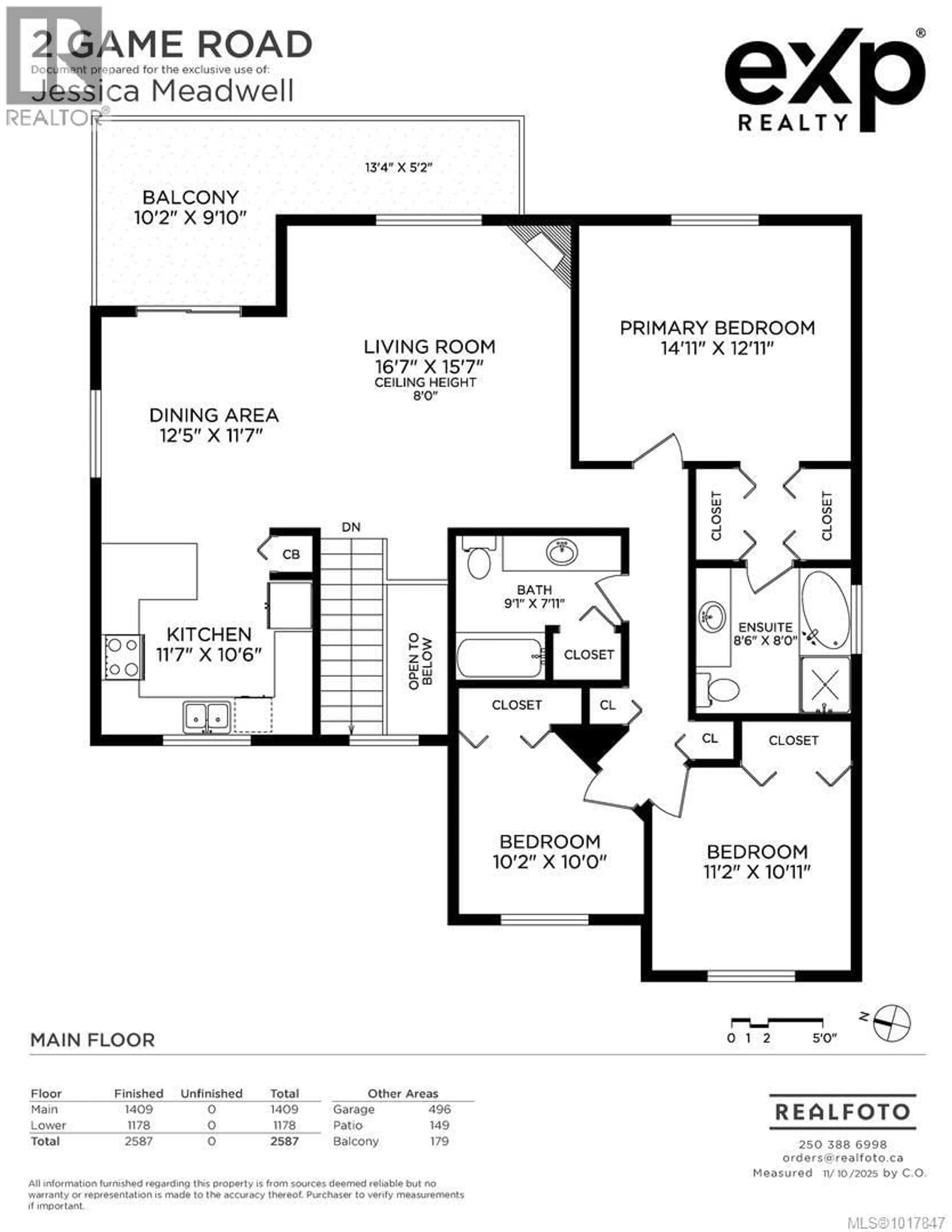 Floor plan for 2 GAME ROAD, View Royal British Columbia V8Z7Y7