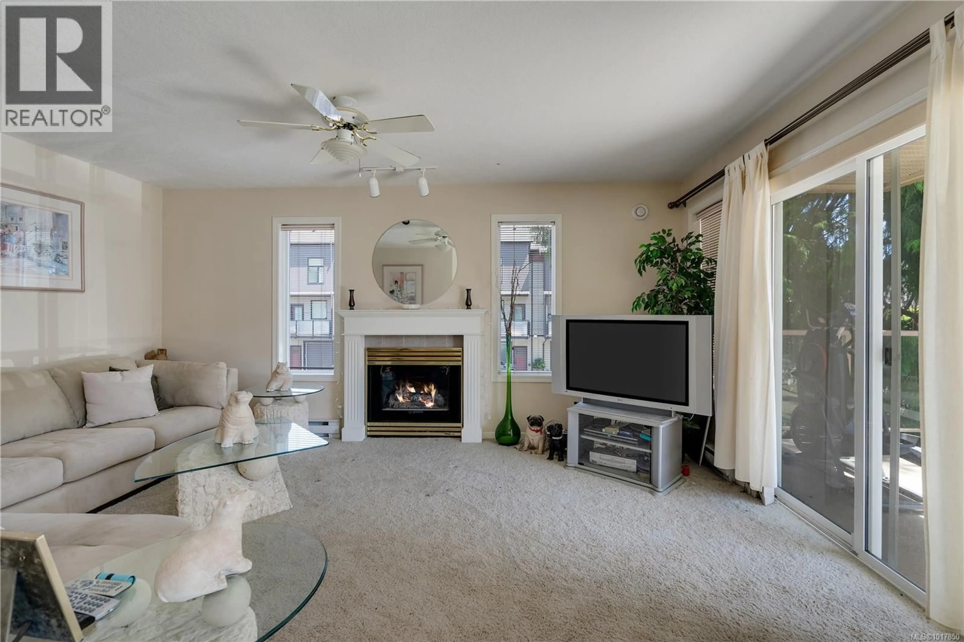 Living room with furniture, carpet floor for 207 - 245 FIRST STREET, Duncan British Columbia V9L1R3