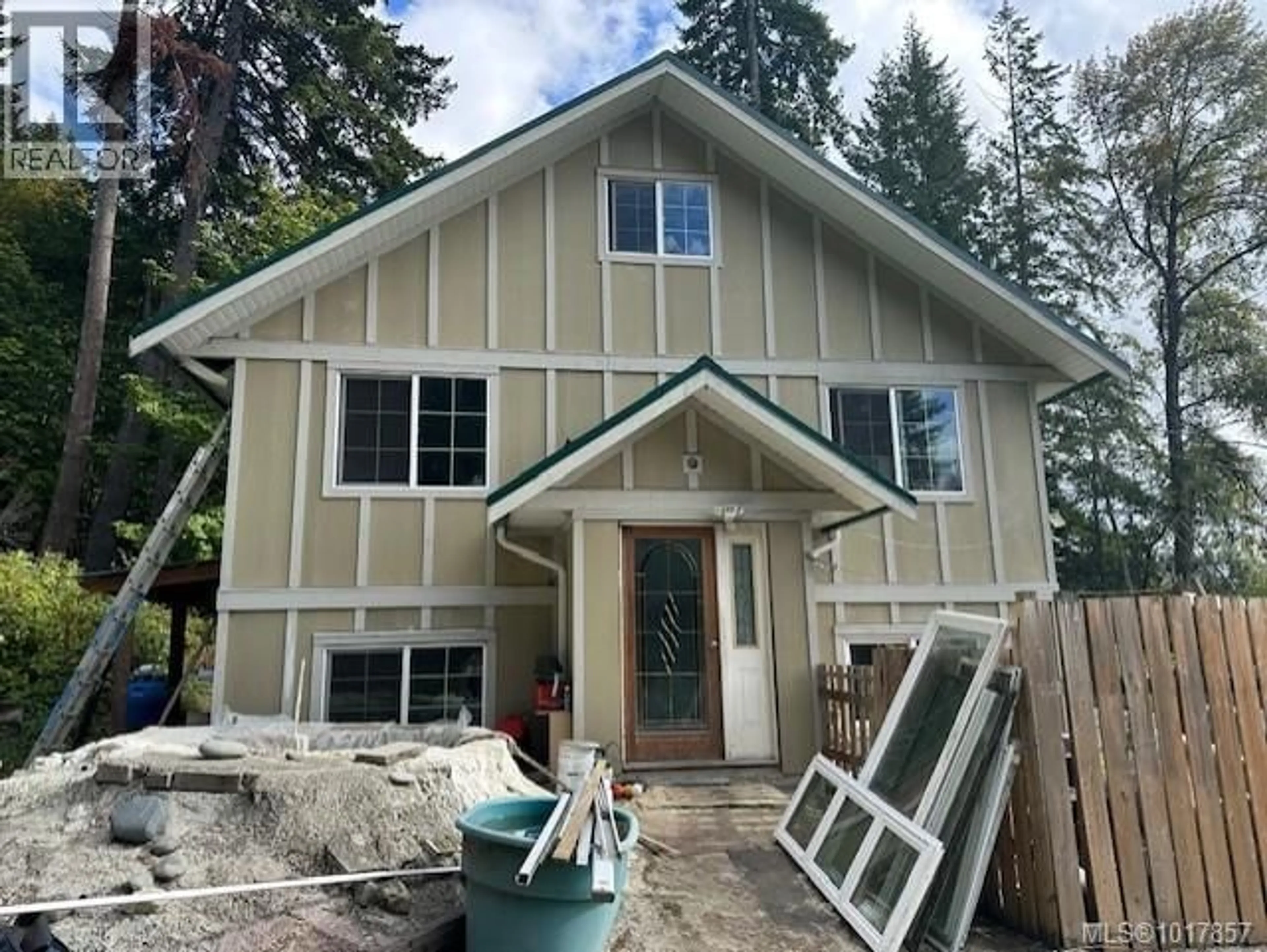 Home with vinyl exterior material, street for 9725 YOUBOU ROAD, Youbou British Columbia V0R3E1