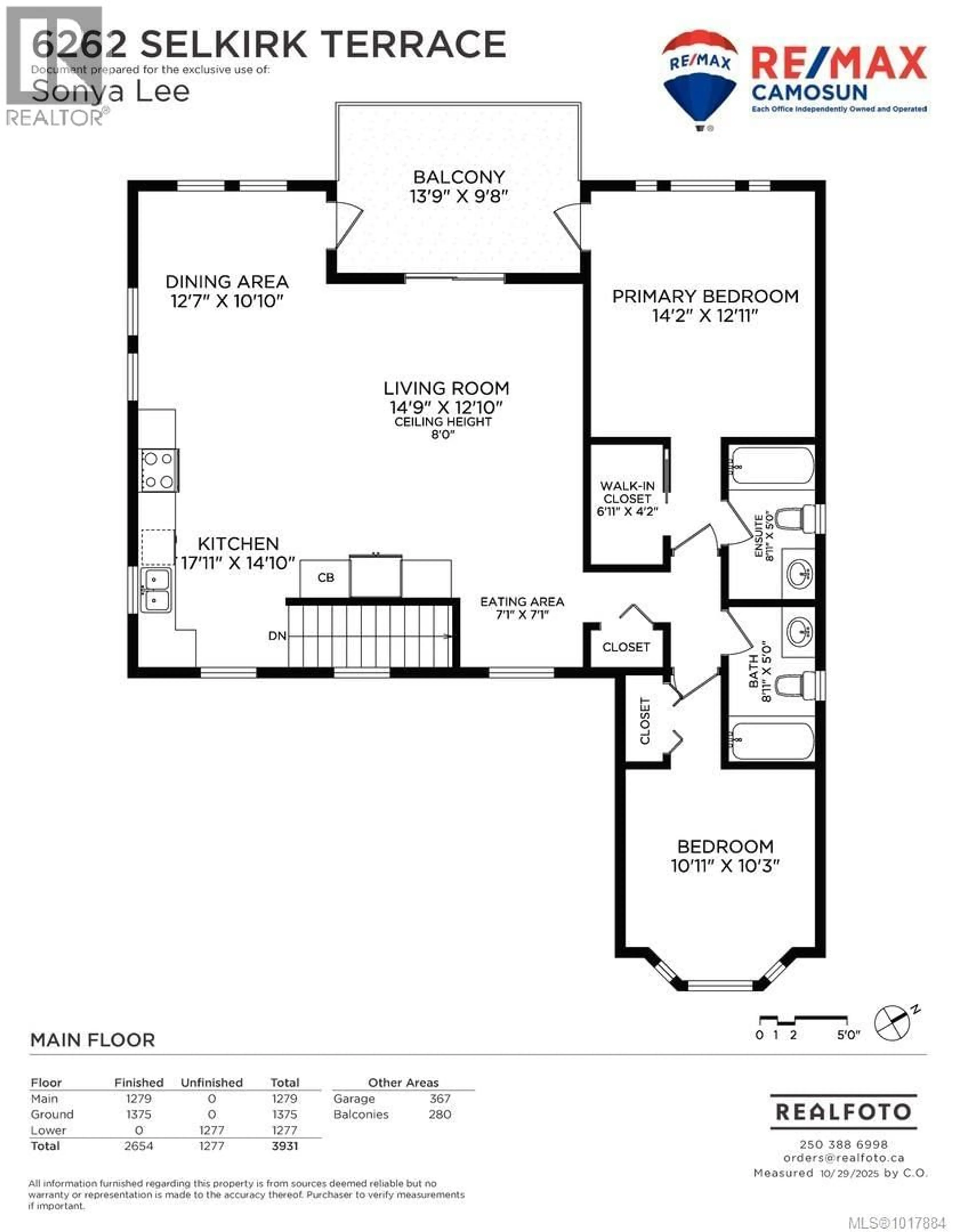 Floor plan for 6262 SELKIRK TERRACE, Duncan British Columbia V9L0A6