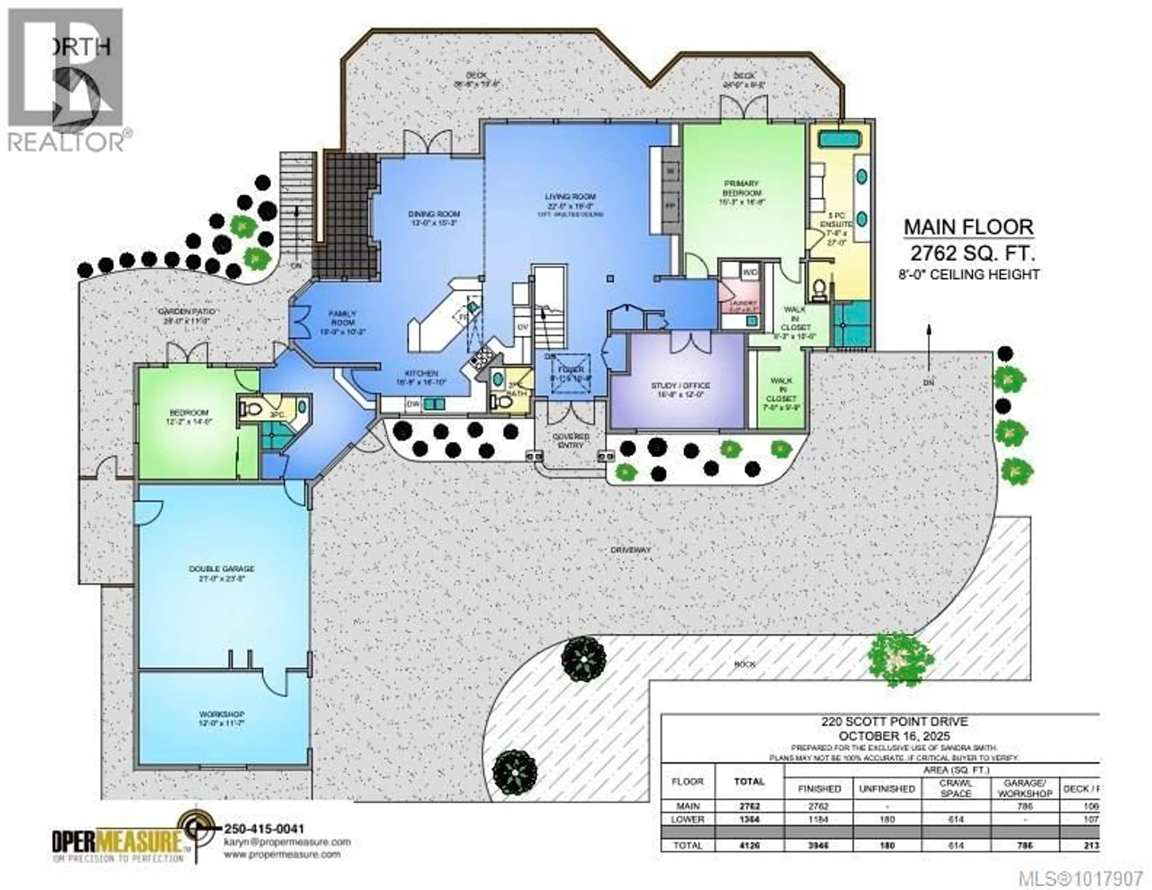Floor plan for 220 SCOTT POINT DRIVE, Salt Spring British Columbia V8K2R1