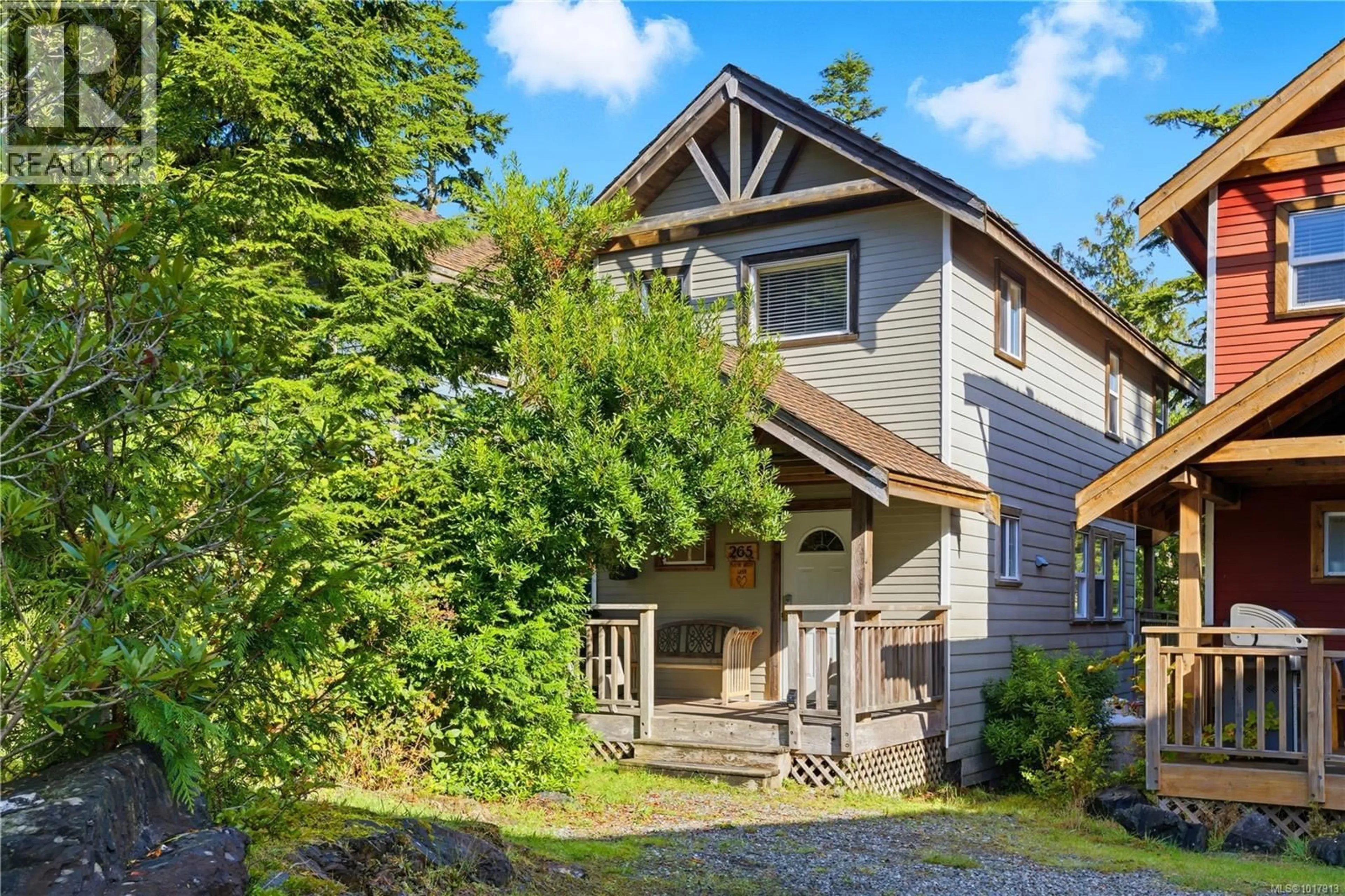 Home with vinyl exterior material, street for 265 BOARDWALK BOULEVARD, Ucluelet British Columbia V0R3A0