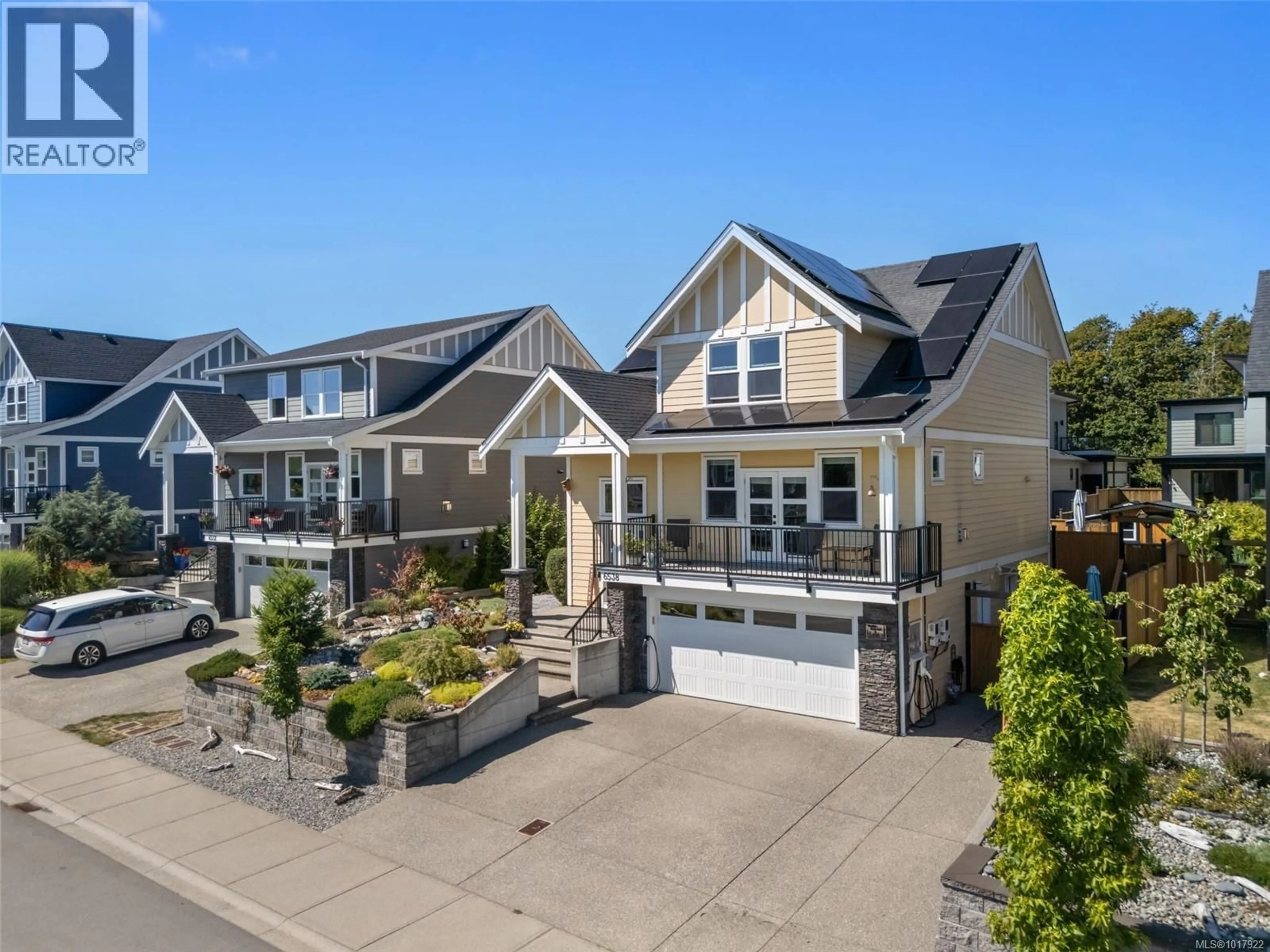 Home with vinyl exterior material, street for 6538 FELDERHOF ROAD, Sooke British Columbia V9Z0V8