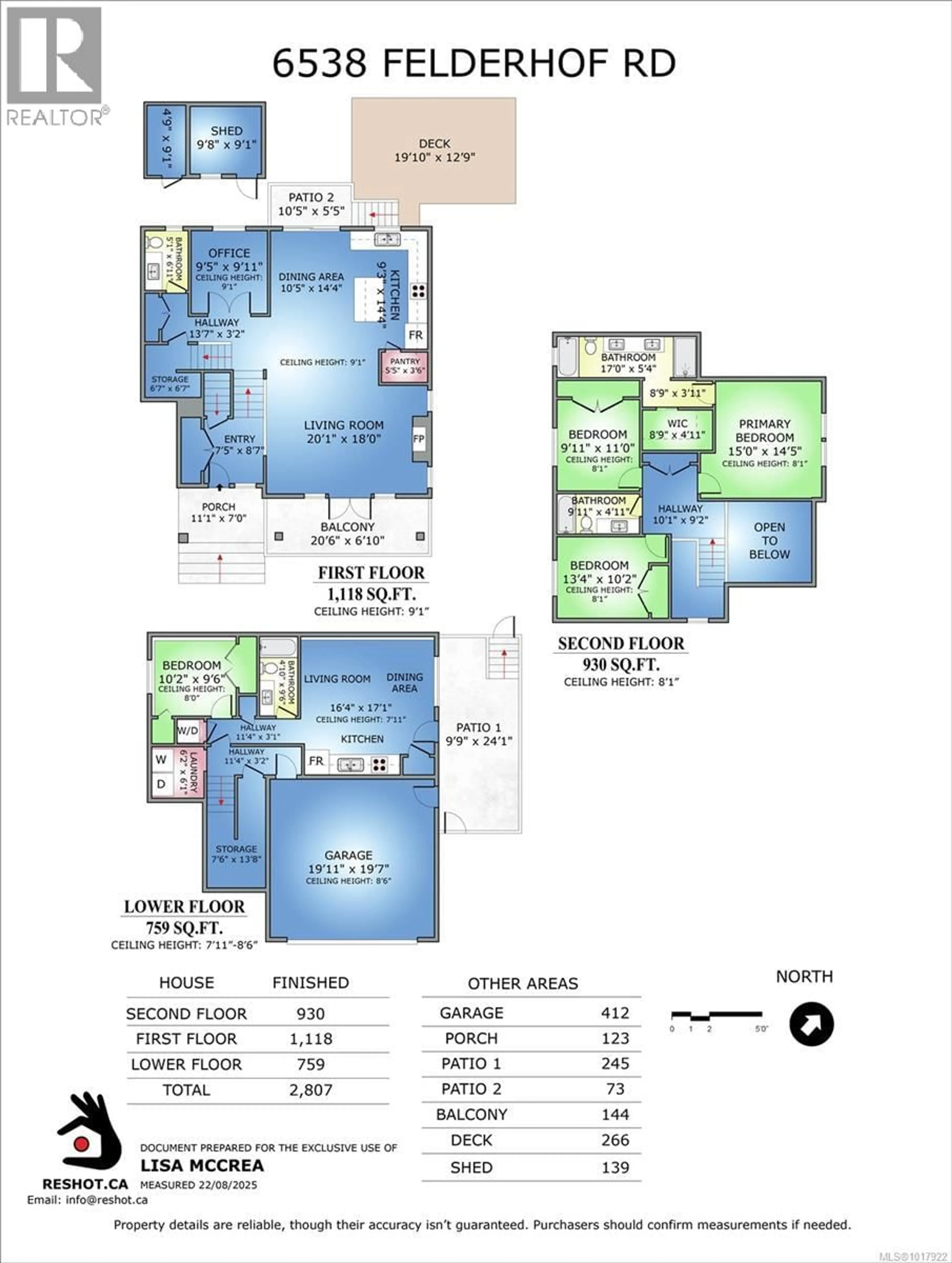 Floor plan for 6538 FELDERHOF ROAD, Sooke British Columbia V9Z0V8