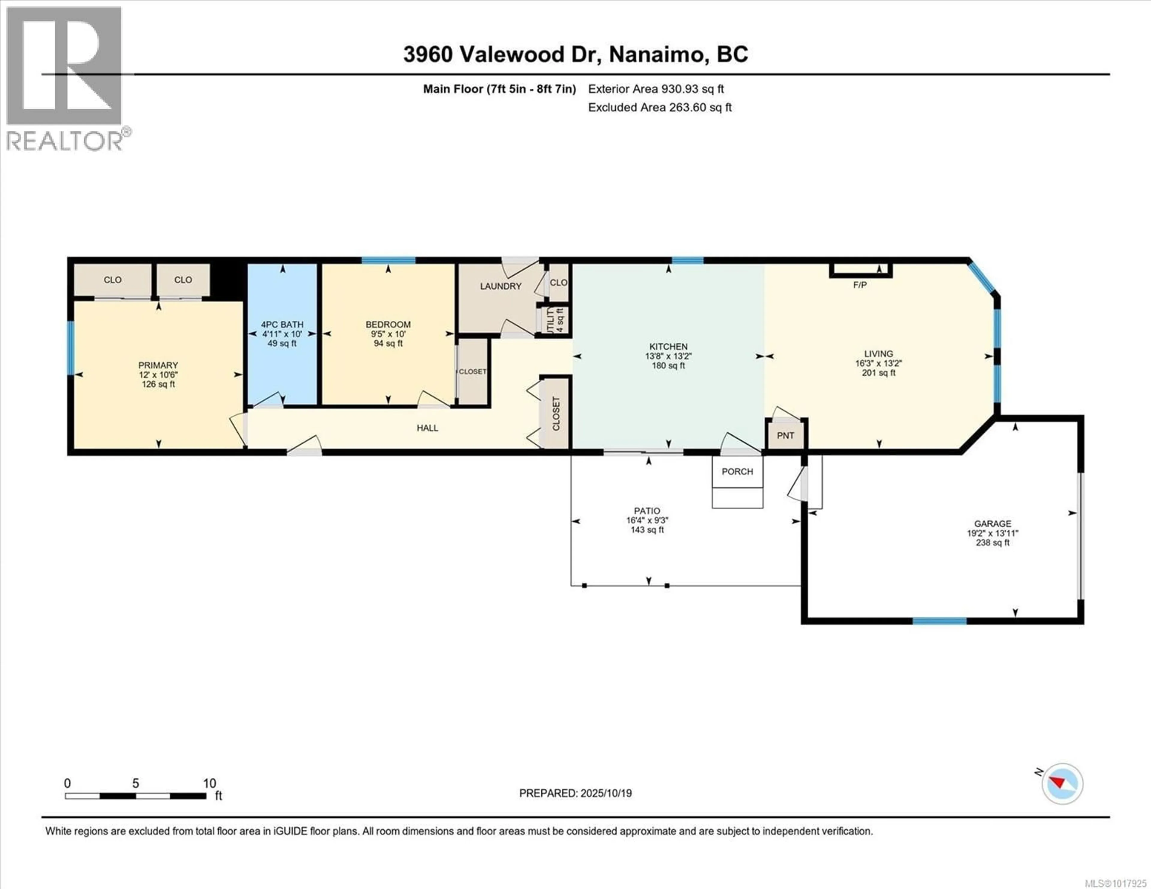 Floor plan for 3960 VALEWOOD DRIVE, Nanaimo British Columbia V9T6B9