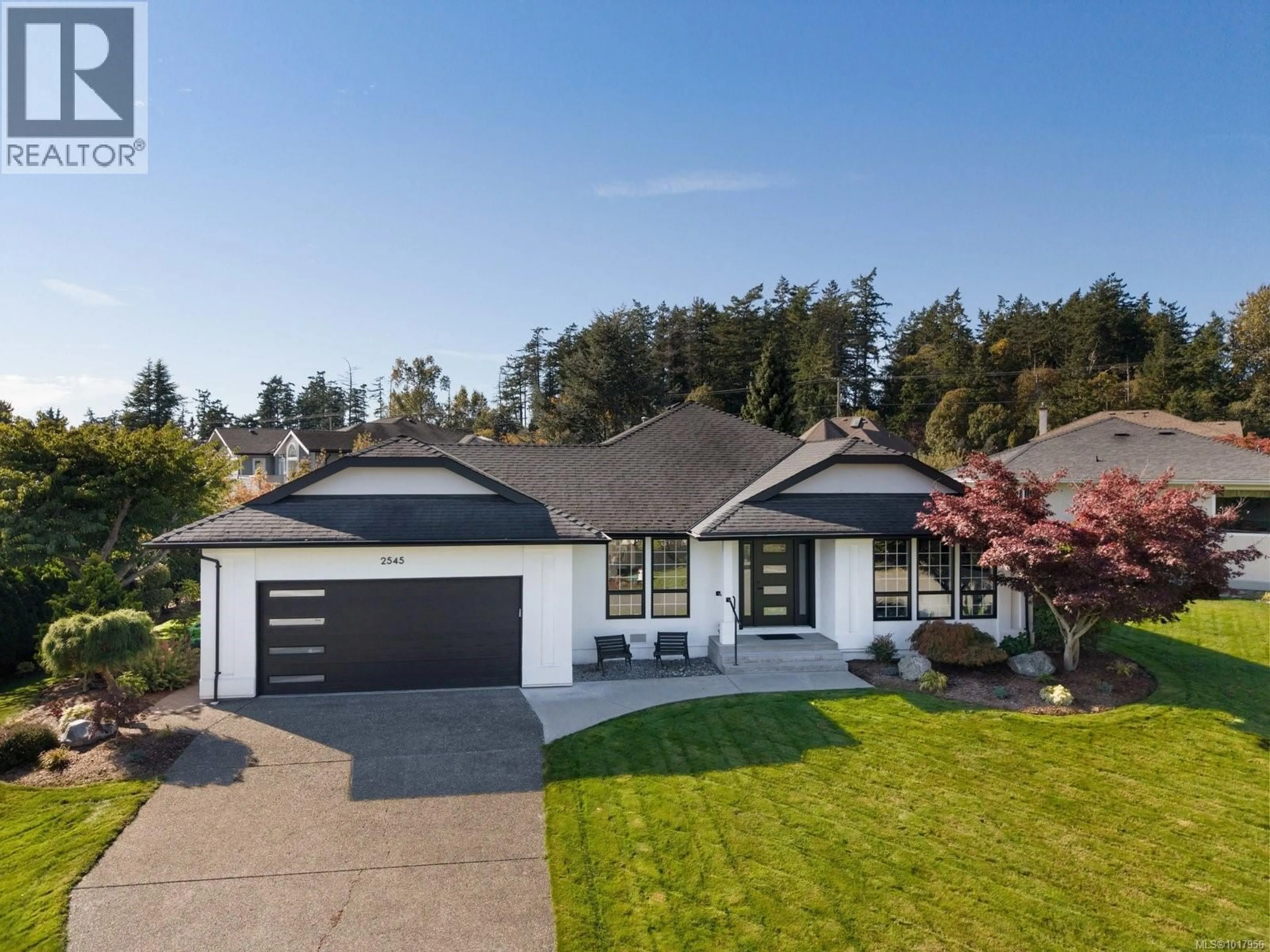 Home with vinyl exterior material, street for 2545 NEWMAN ROAD, Central Saanich British Columbia V8M1V1