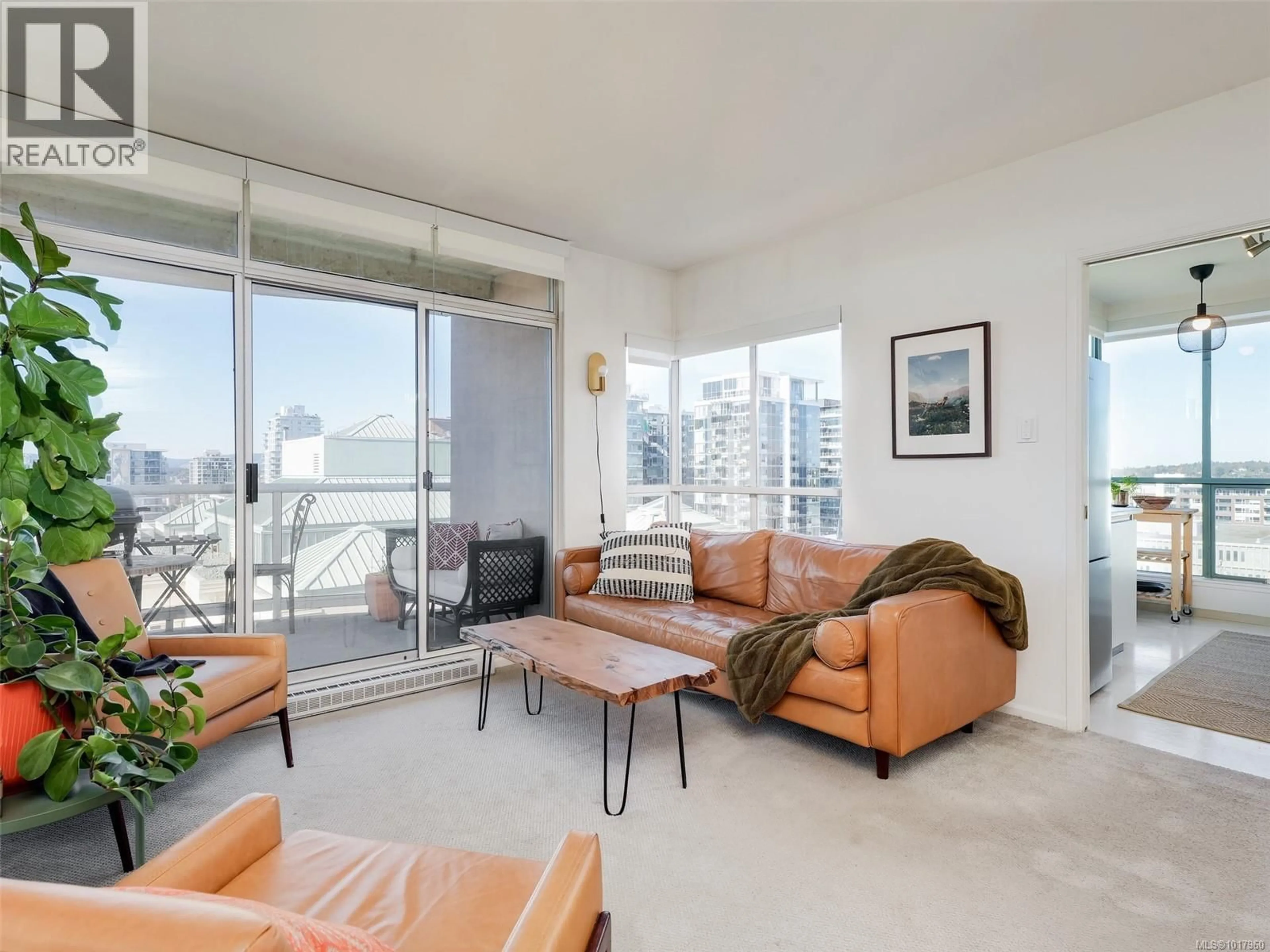 Living room with furniture, unknown for 1303 - 1020 VIEW STREET, Victoria British Columbia V8V4Y4