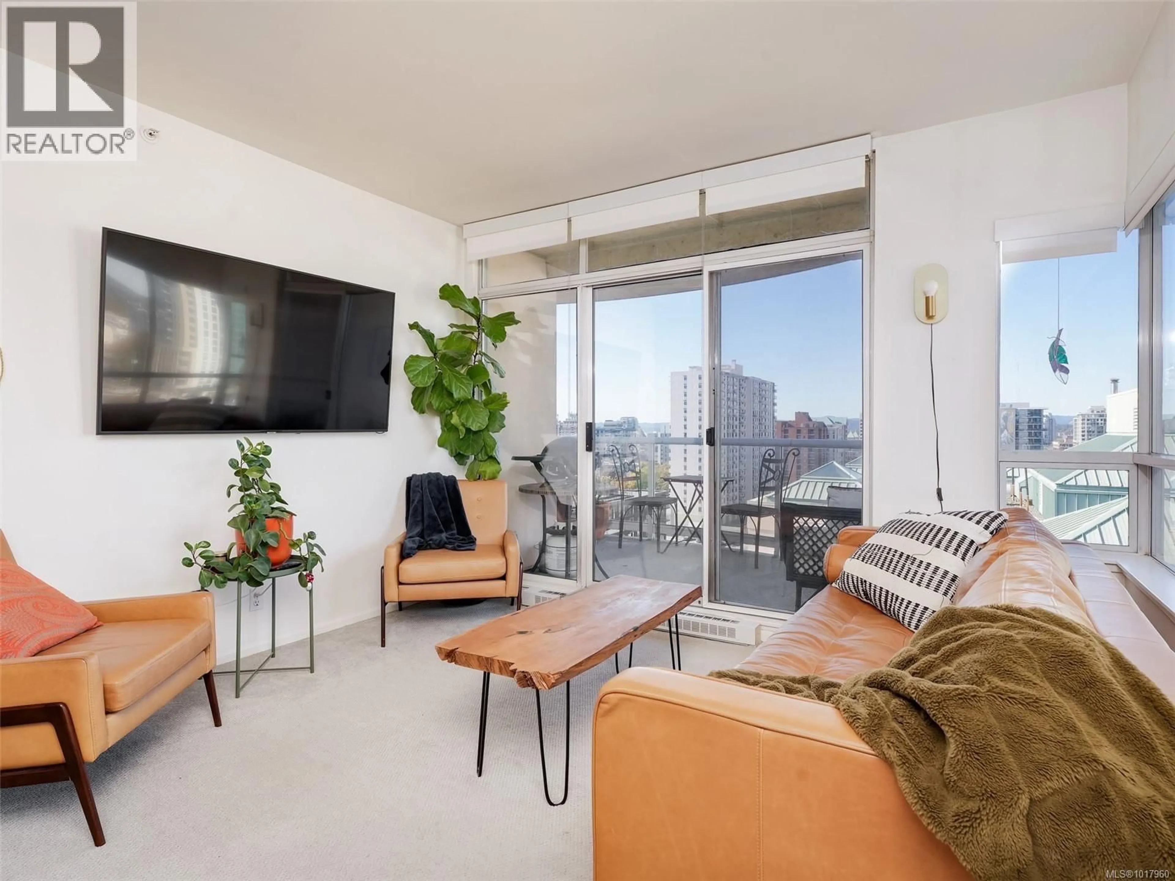 Living room with furniture, unknown for 1303 - 1020 VIEW STREET, Victoria British Columbia V8V4Y4
