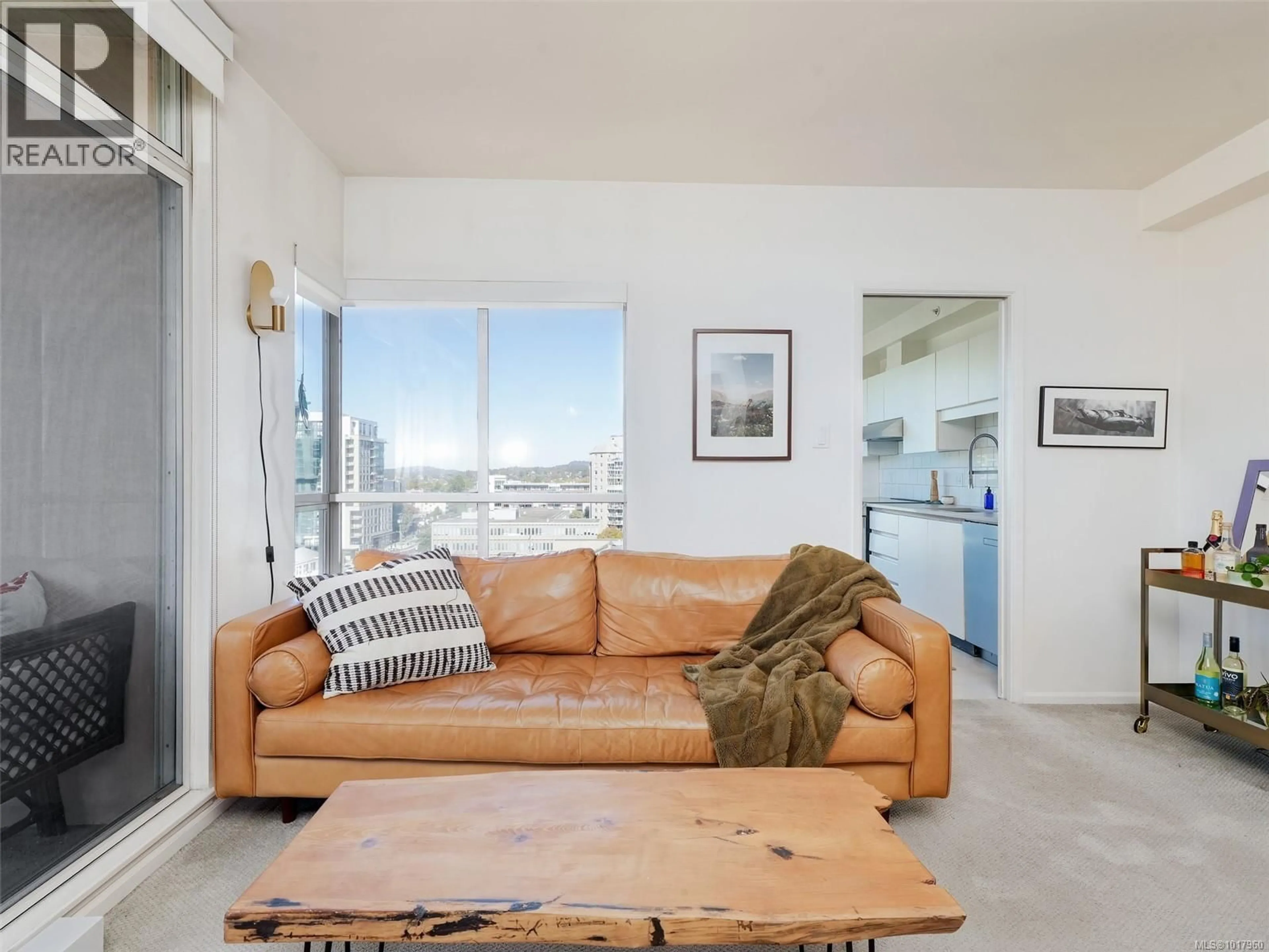 Living room with furniture, unknown for 1303 - 1020 VIEW STREET, Victoria British Columbia V8V4Y4