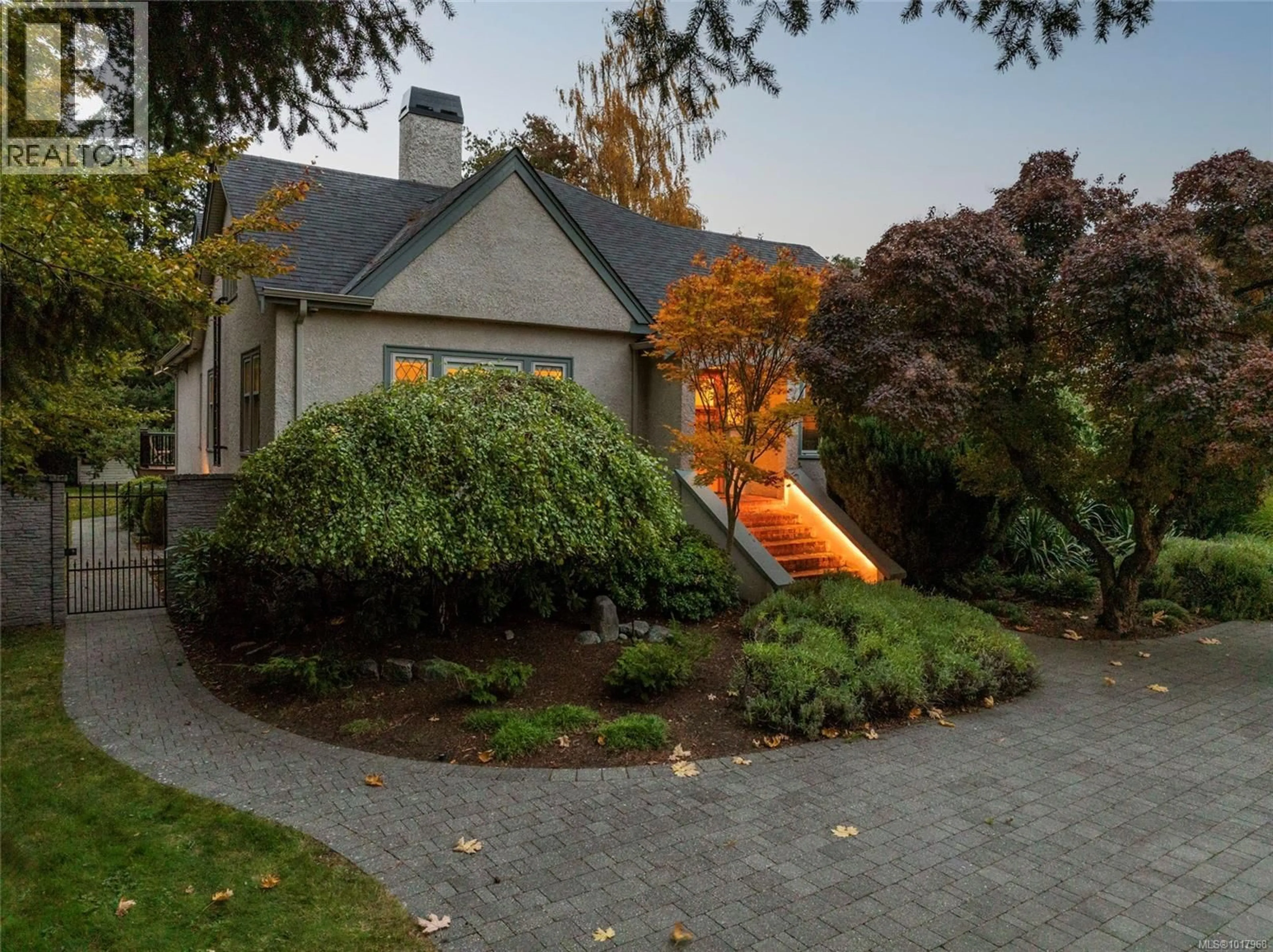 Home with brick exterior material, street for 1690 ASH ROAD, Saanich British Columbia V8N2T5