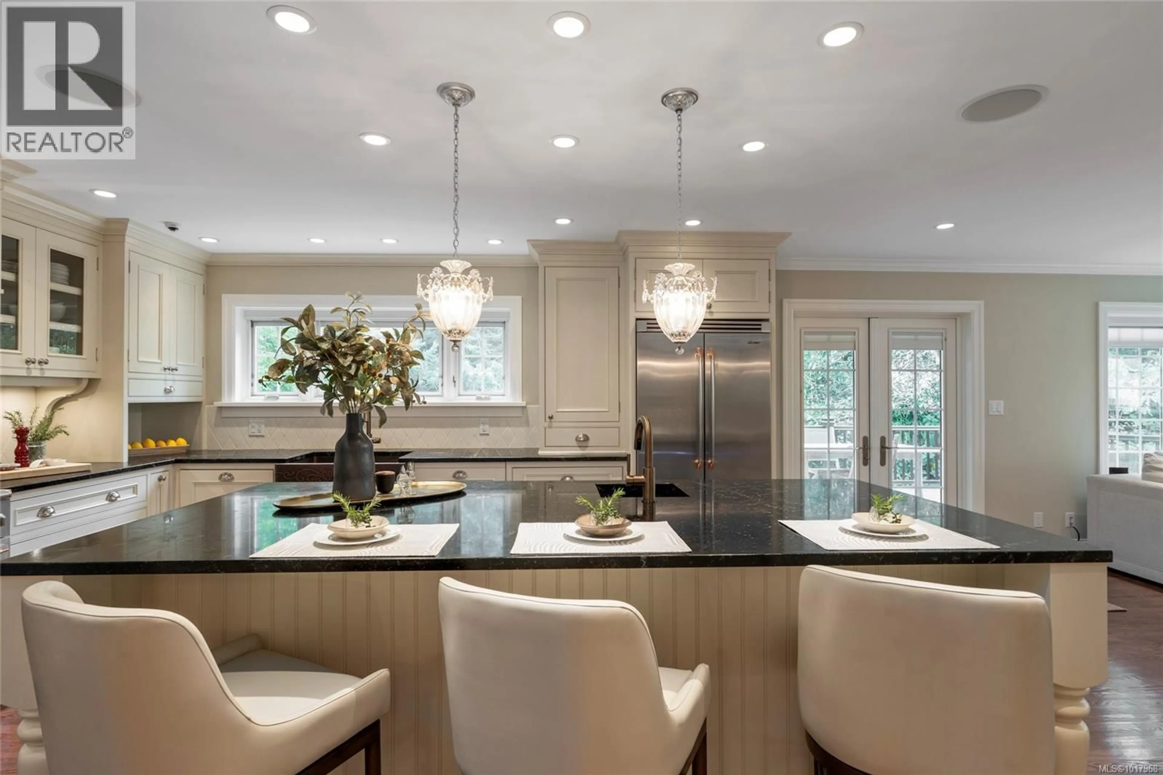 Contemporary kitchen, ceramic/tile floor for 1690 ASH ROAD, Saanich British Columbia V8N2T5