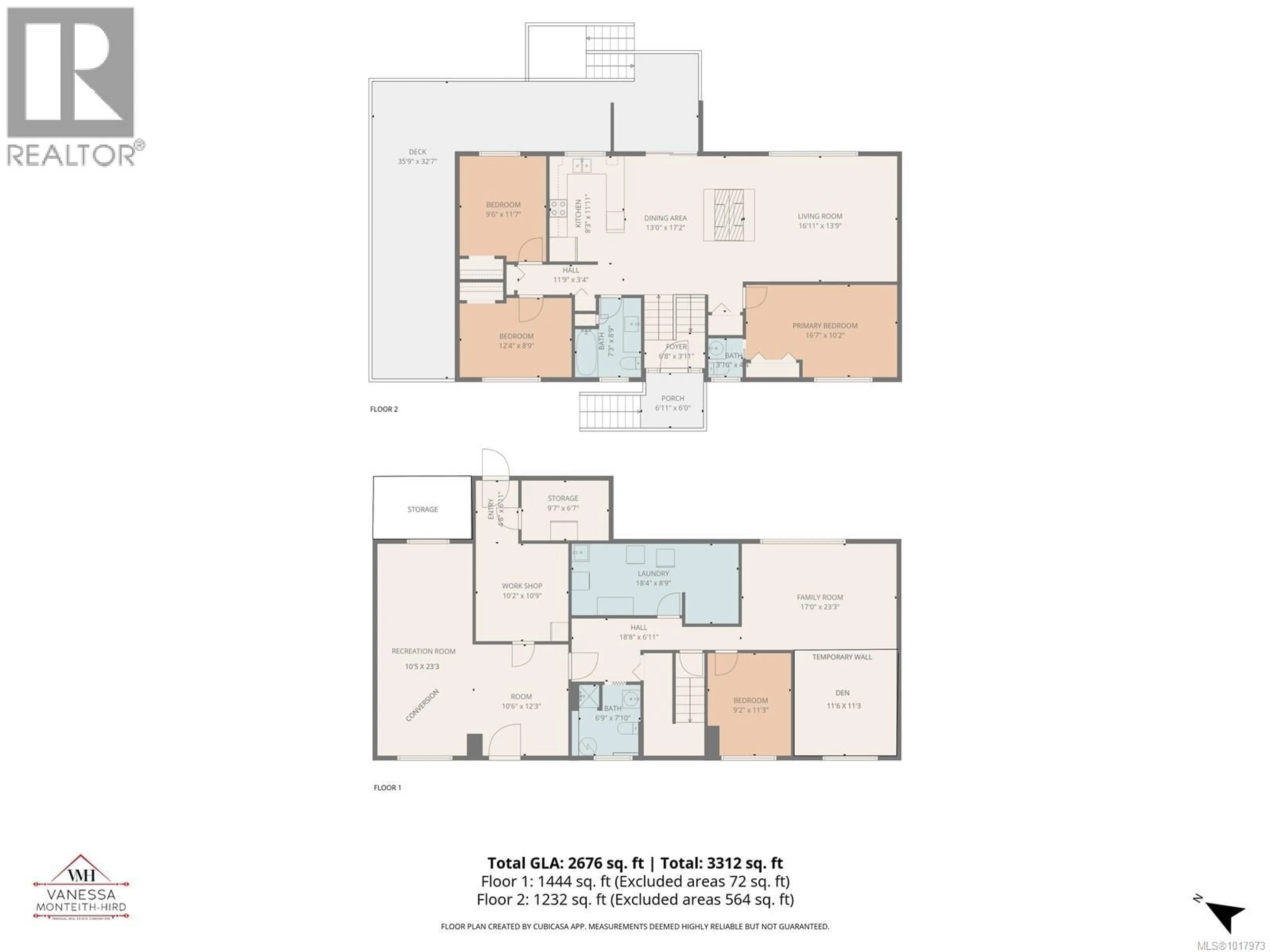 Floor plan for 935 KALMAR ROAD, Campbell River British Columbia V9W2A1
