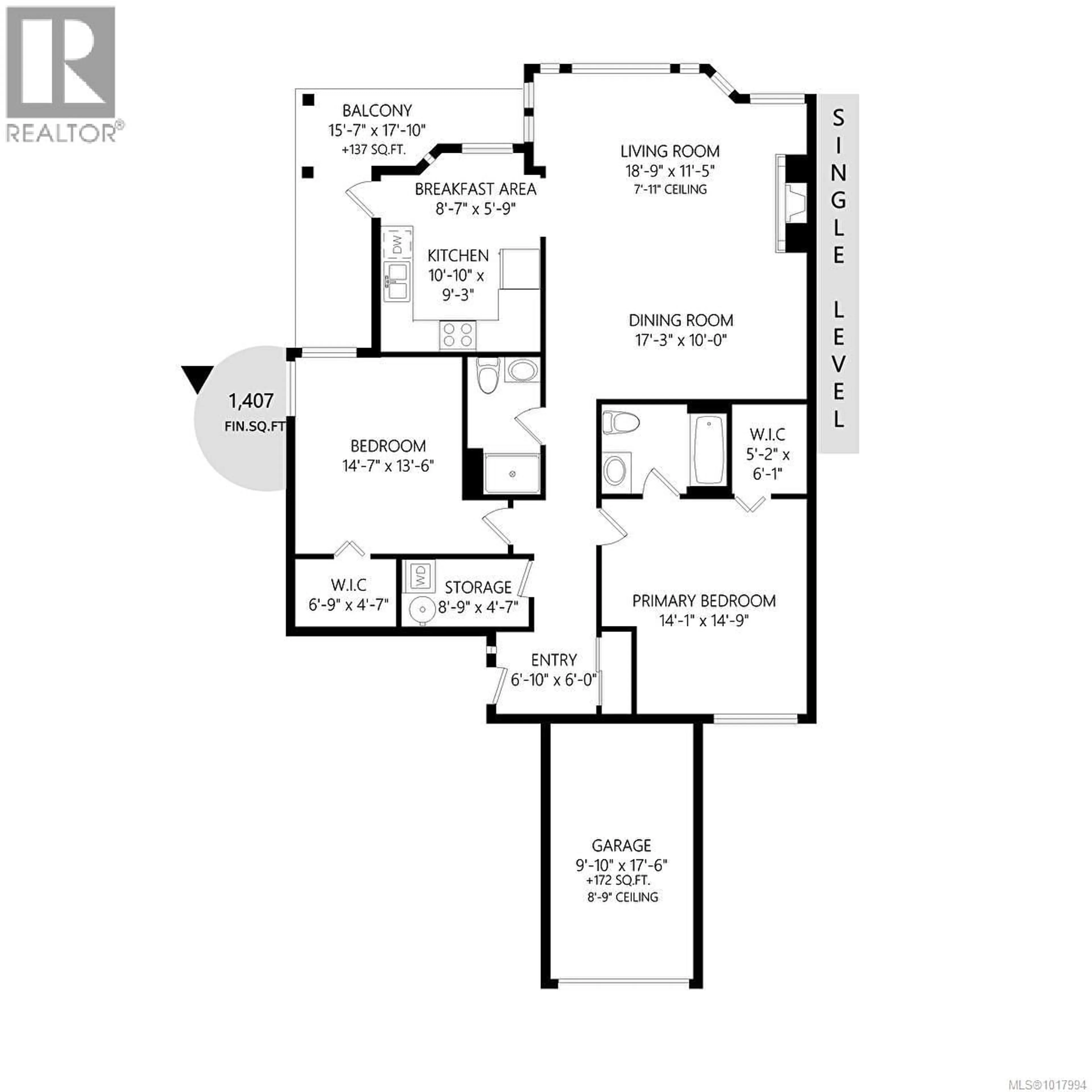 Floor plan for 44 - 100 GIFFORD ROAD, Ladysmith British Columbia V9G1A1