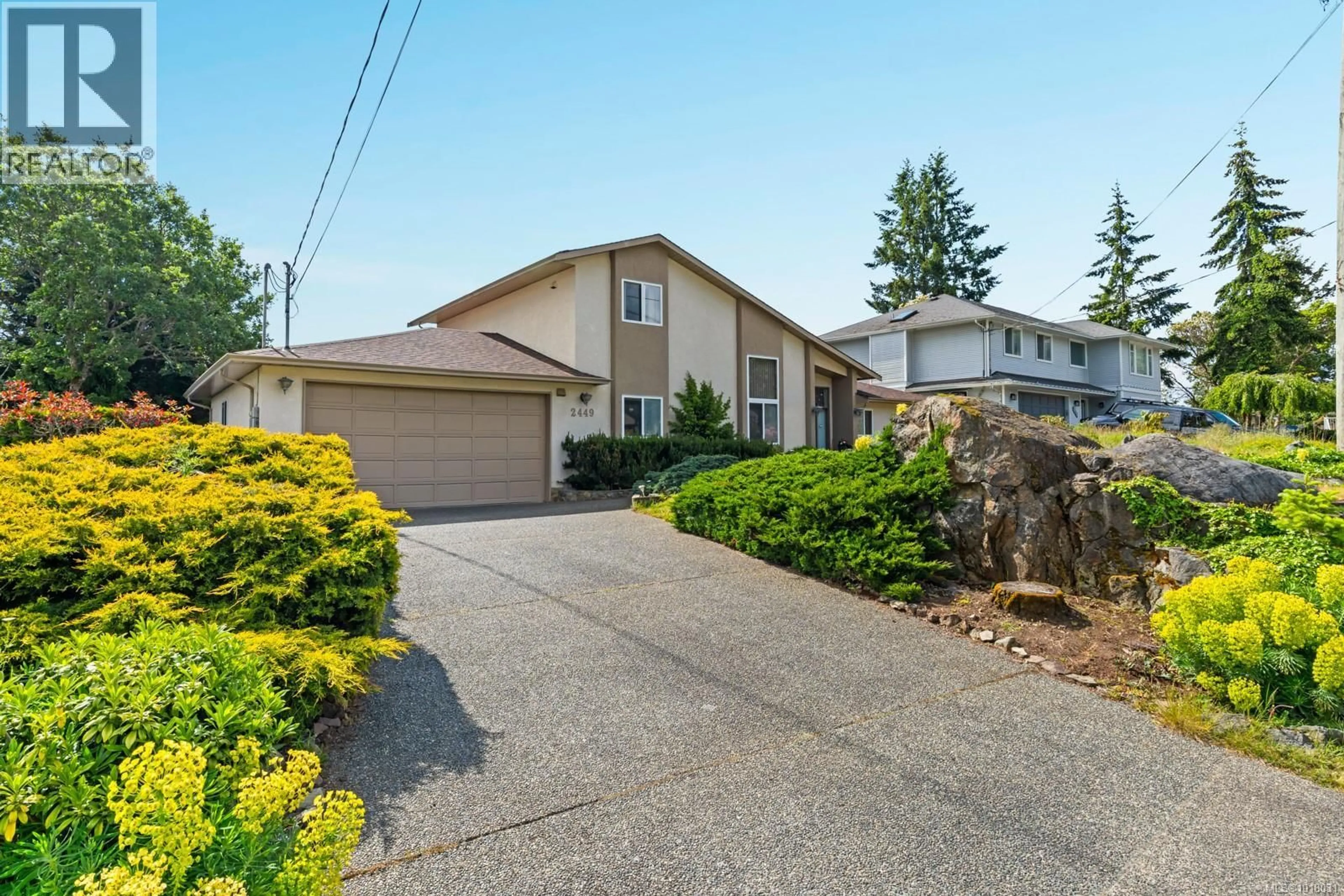 Home with vinyl exterior material, street for 2449 EARLS COURT, Langford British Columbia V9B5V3