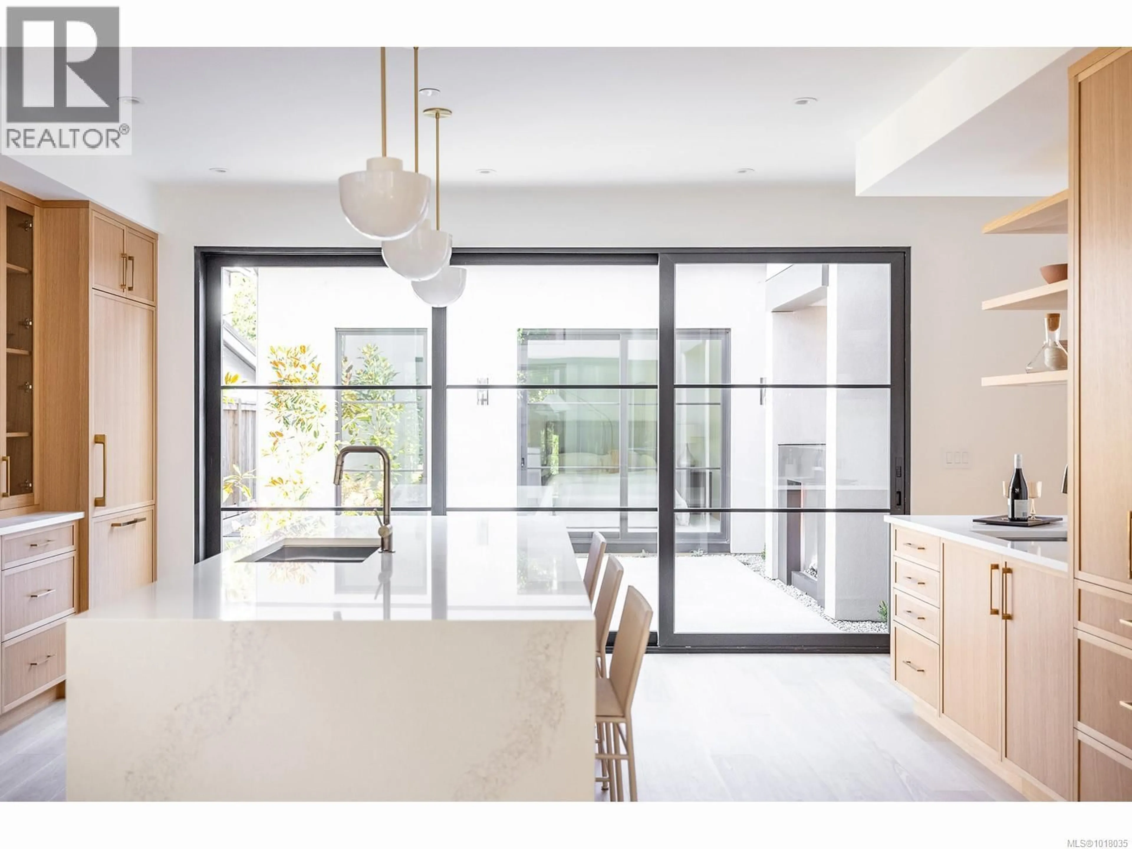 Contemporary kitchen, ceramic/tile floor for 634 HEMLOCK STREET, Qualicum Beach British Columbia V9K1H8