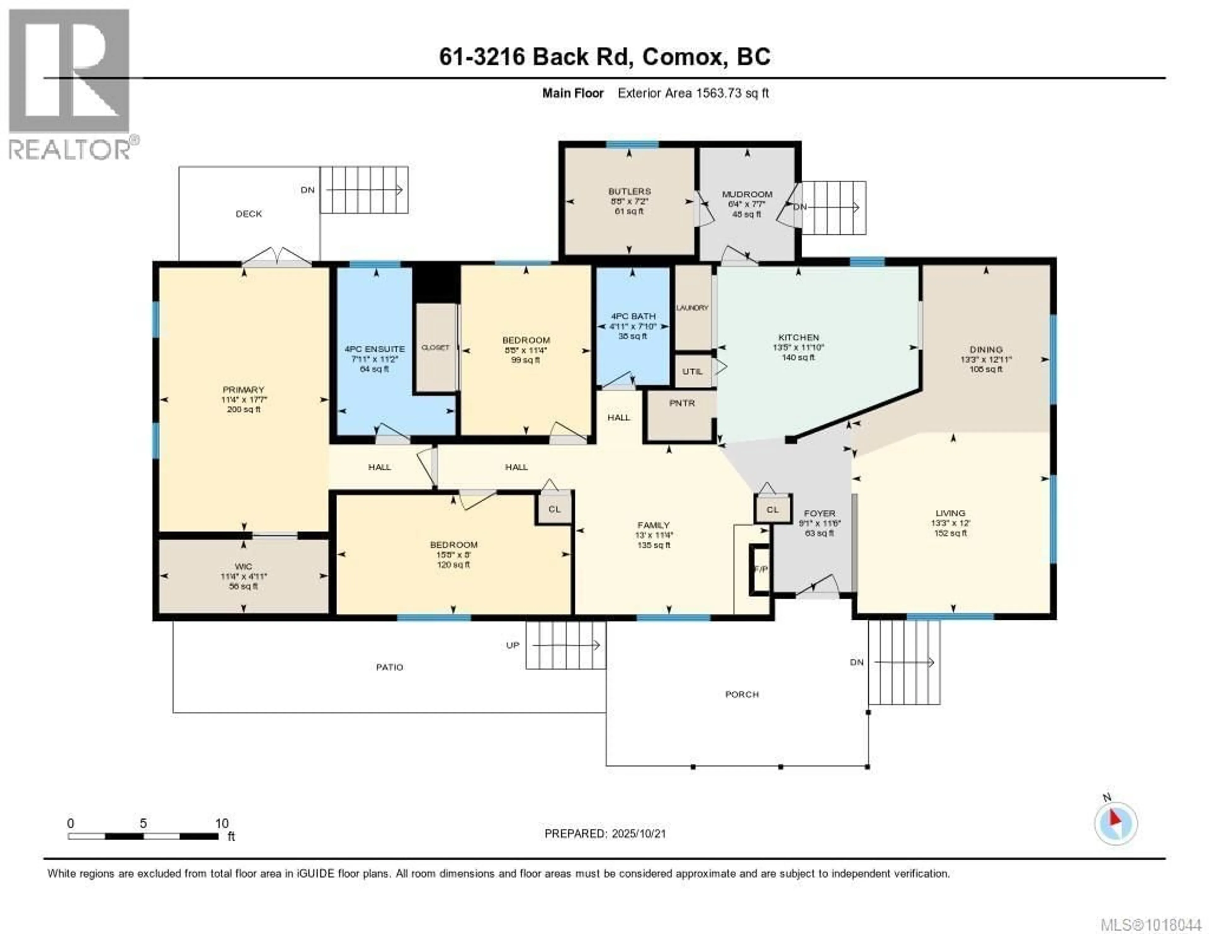 Floor plan for 61 - 3216 BACK ROAD, Comox British Columbia V9M4E2