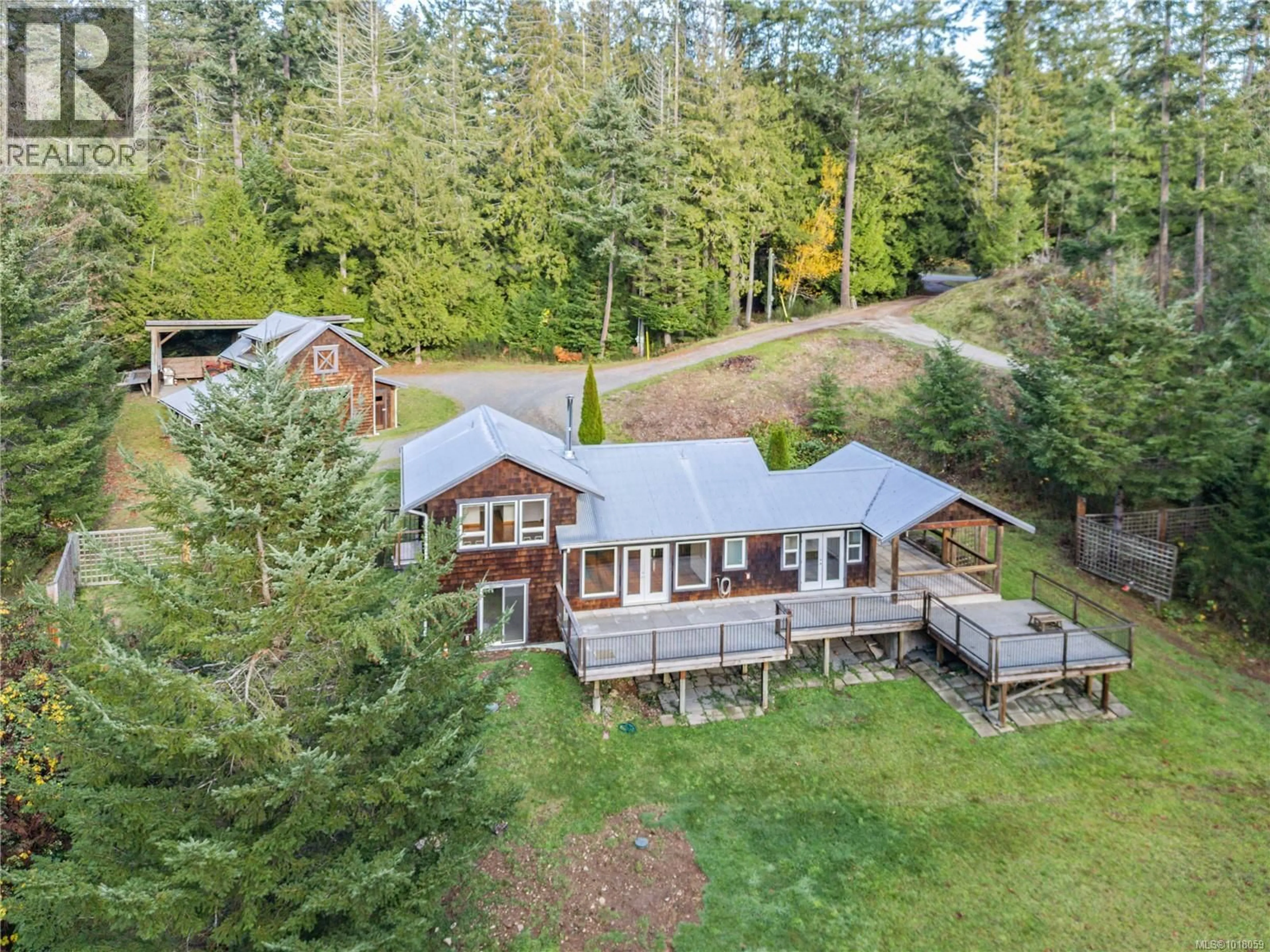 A pic from outside/outdoor area/front of a property/back of a property/a pic from drone, unknown for 211 LONG HARBOUR ROAD, Salt Spring British Columbia V8K2K9