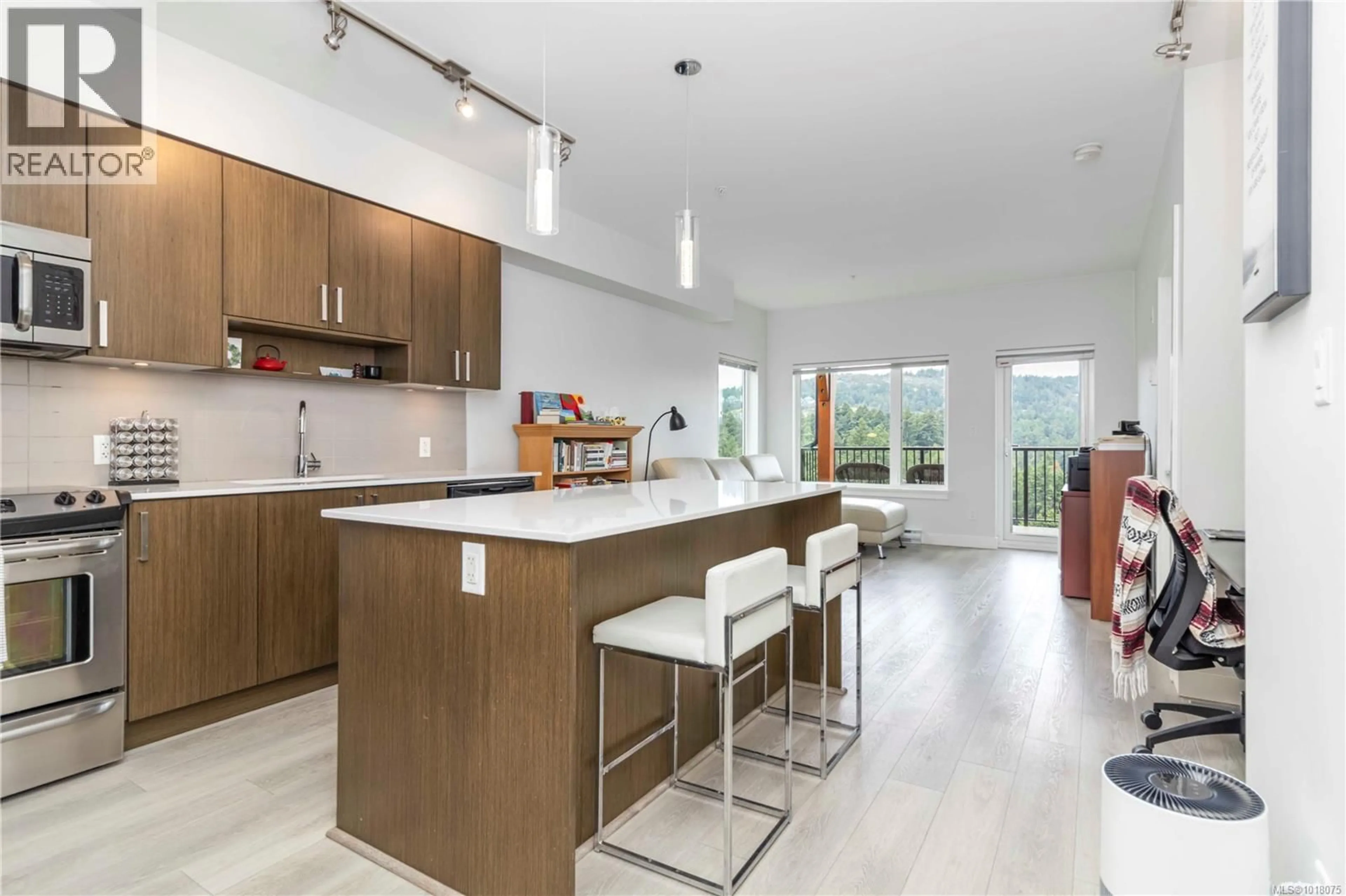 Open concept kitchen, unknown for 404 - 286 WILFERT ROAD, View Royal British Columbia V9C0H6