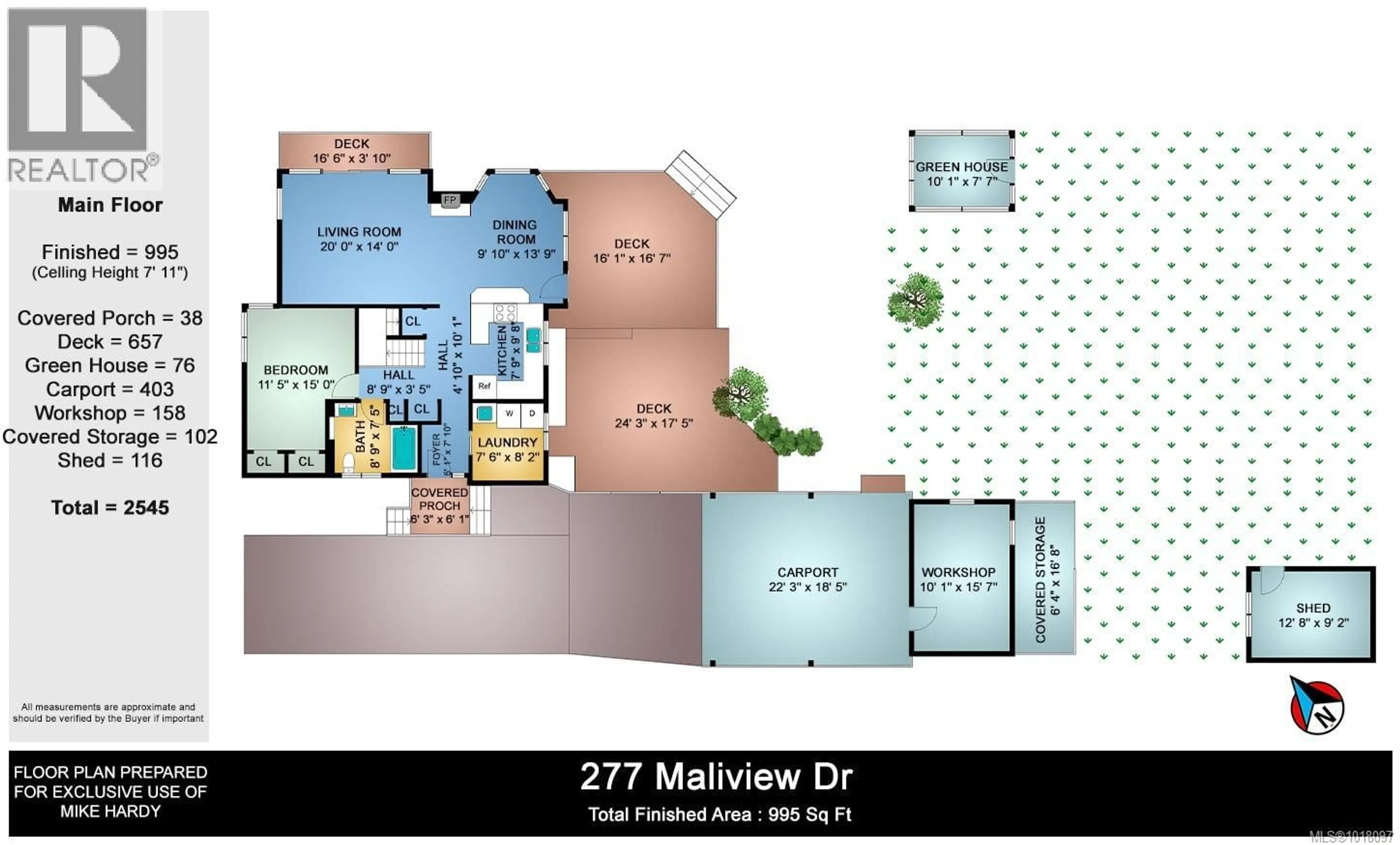 Floor plan for 277 MALIVIEW DRIVE, Salt Spring British Columbia V8K1B1