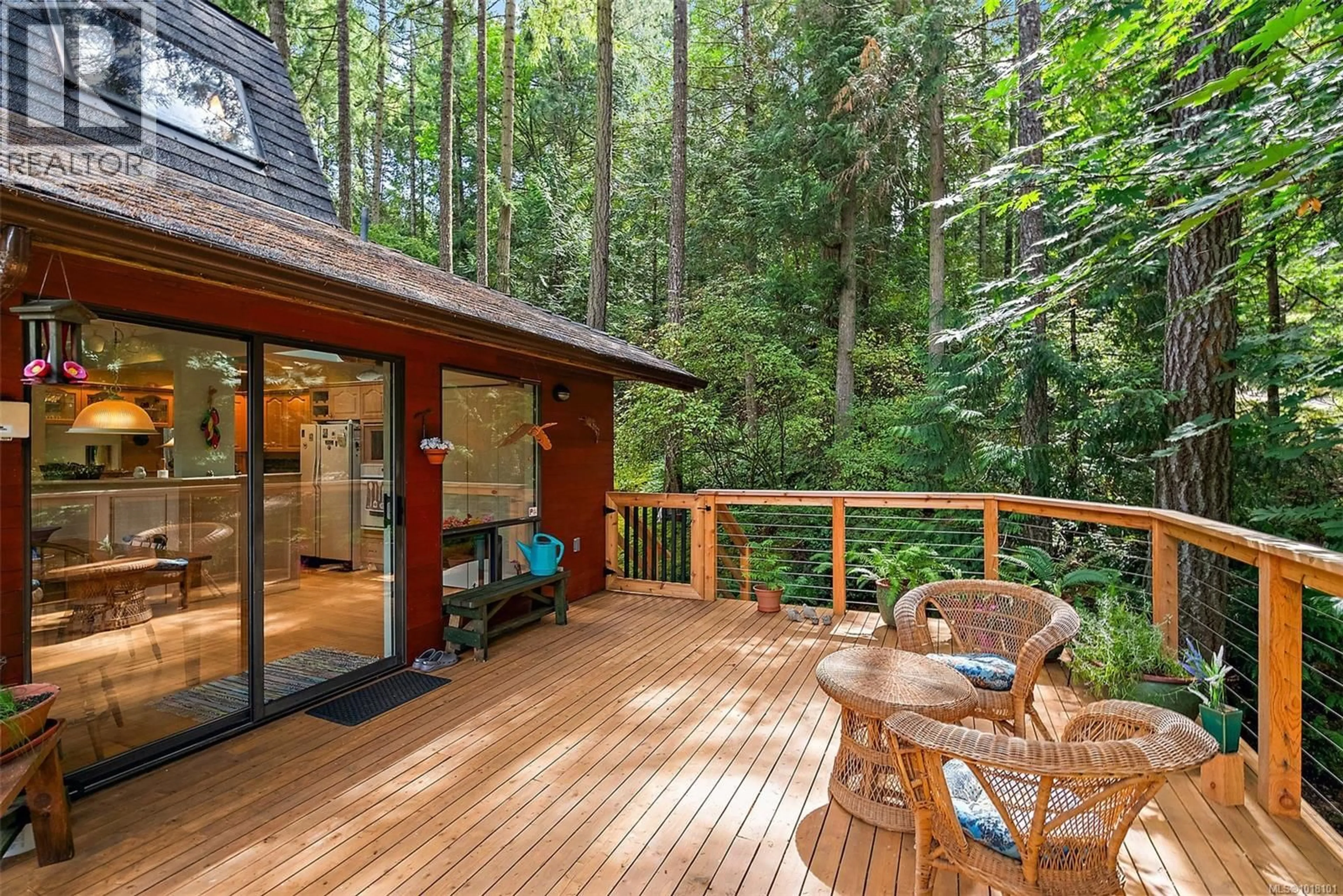 Patio, forest/trees view for 1465 LANDS END ROAD, North Saanich British Columbia V8L5K1