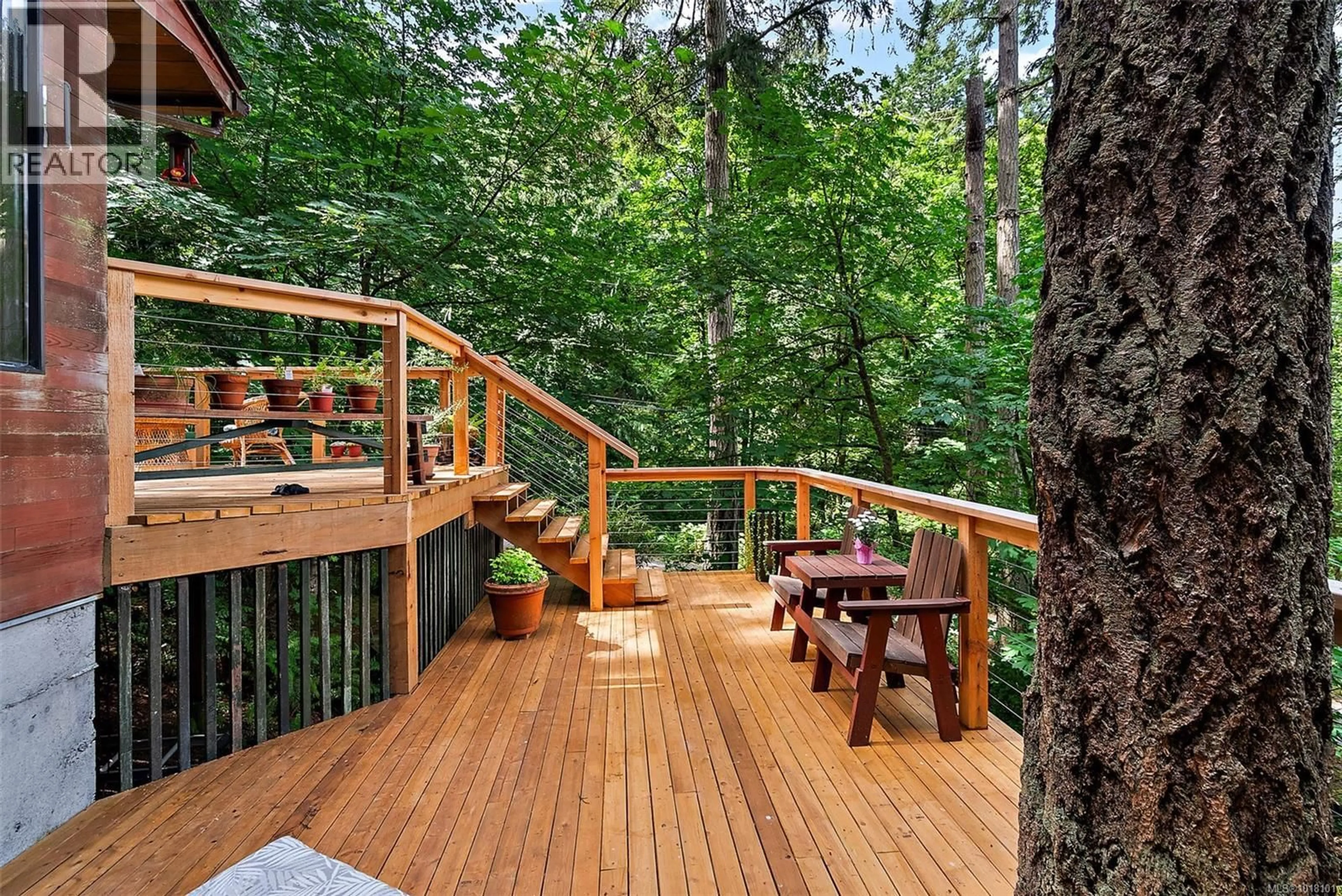 Patio, forest/trees view for 1465 LANDS END ROAD, North Saanich British Columbia V8L5K1