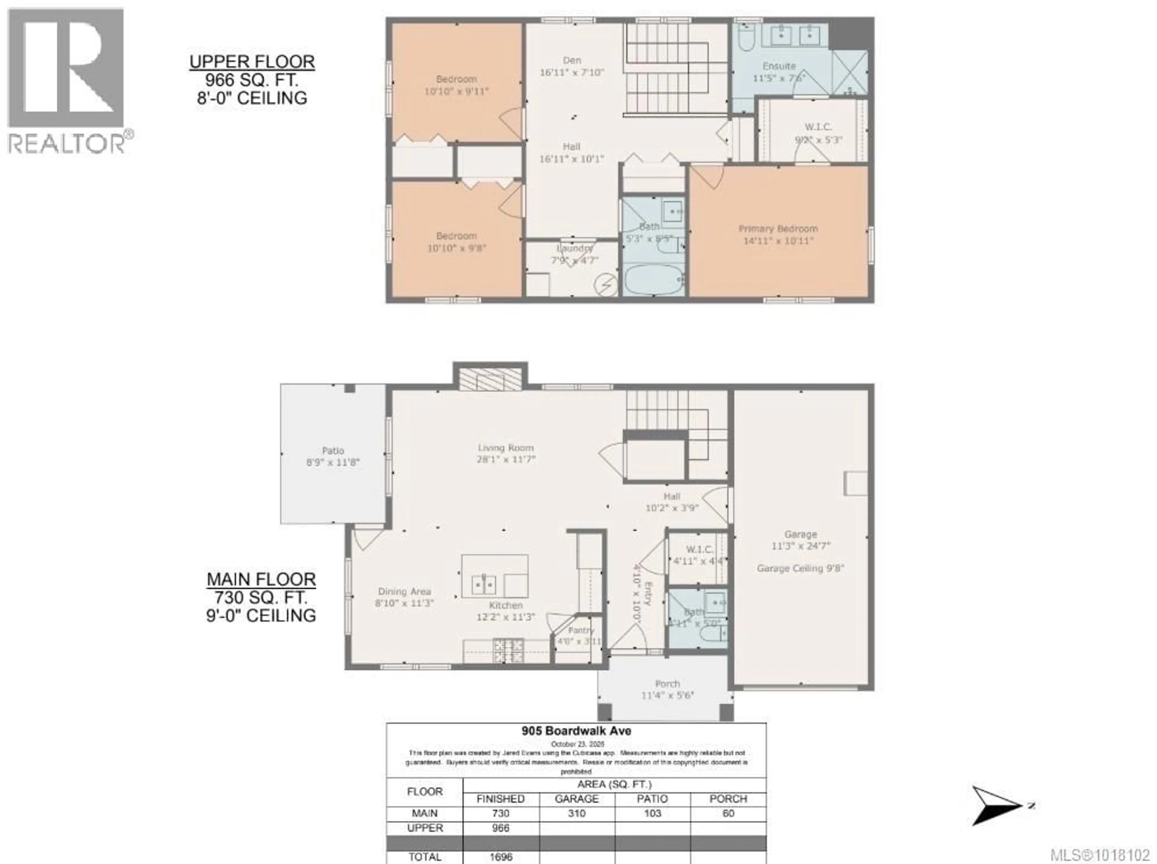Floor plan for 905 BOARDWALK AVENUE, Nanaimo British Columbia V9R1B3