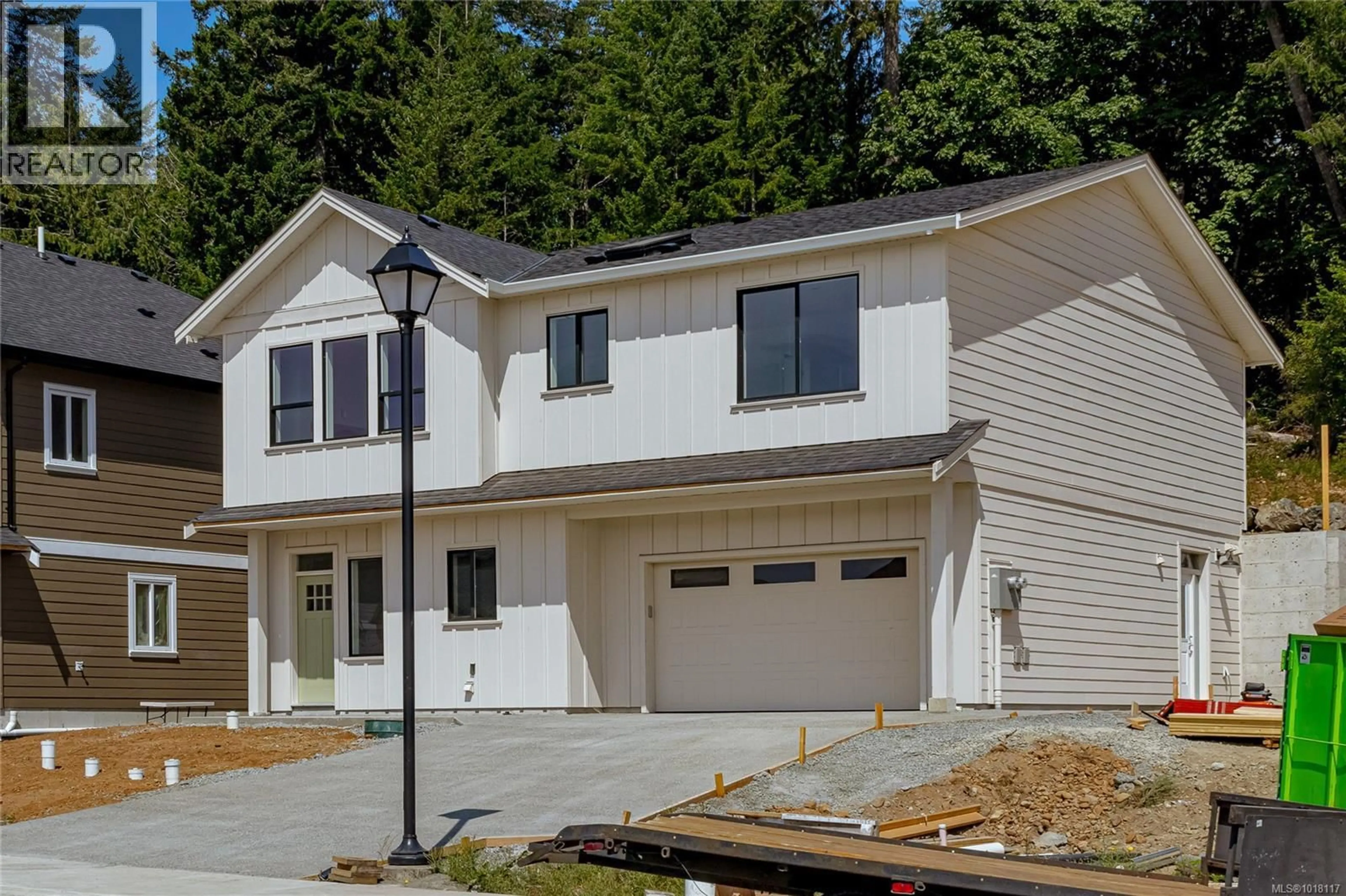 Home with vinyl exterior material, street for 2580 NICKSON WAY, Sooke British Columbia V9Z1P8
