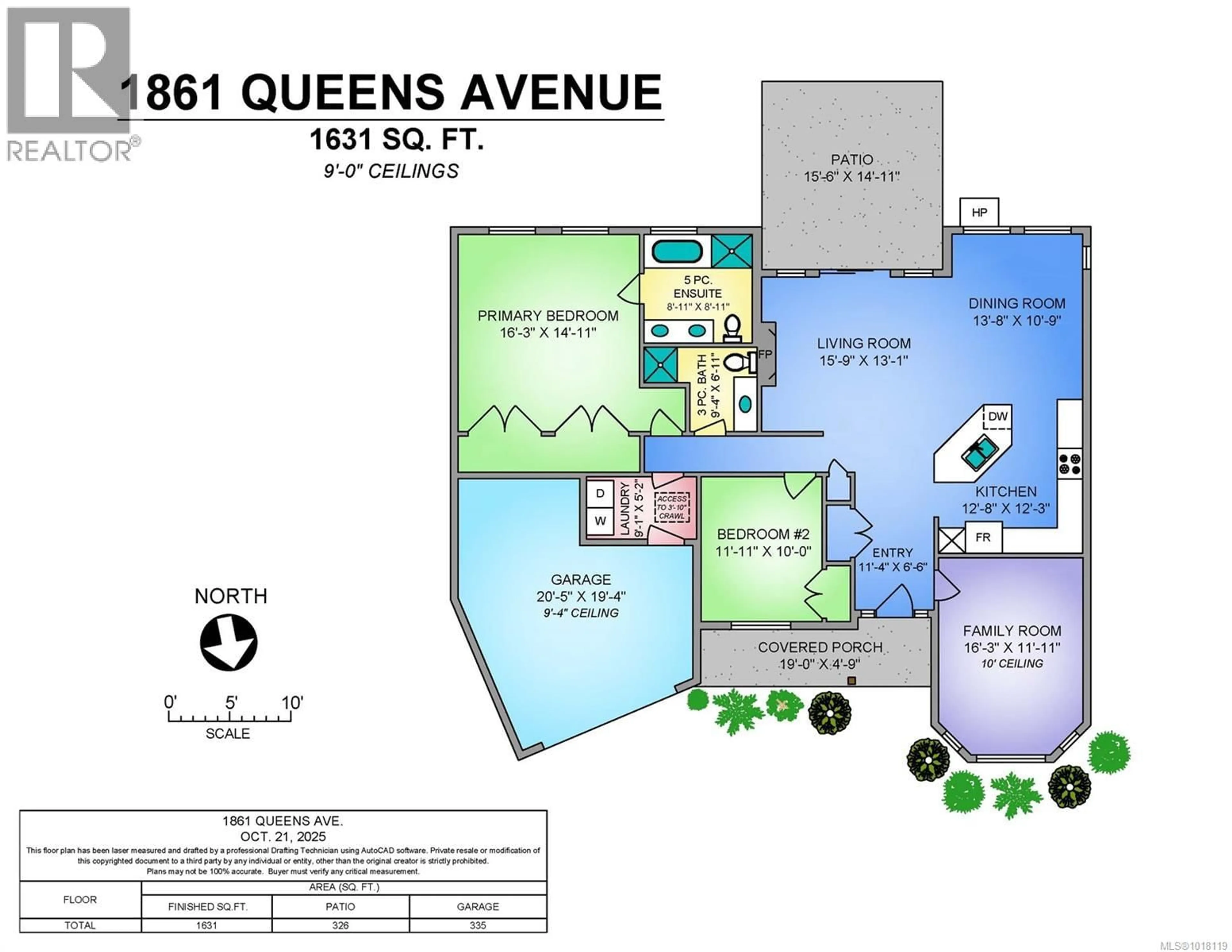 Floor plan for 1861 QUEENS AVENUE, Comox British Columbia V9M2B8