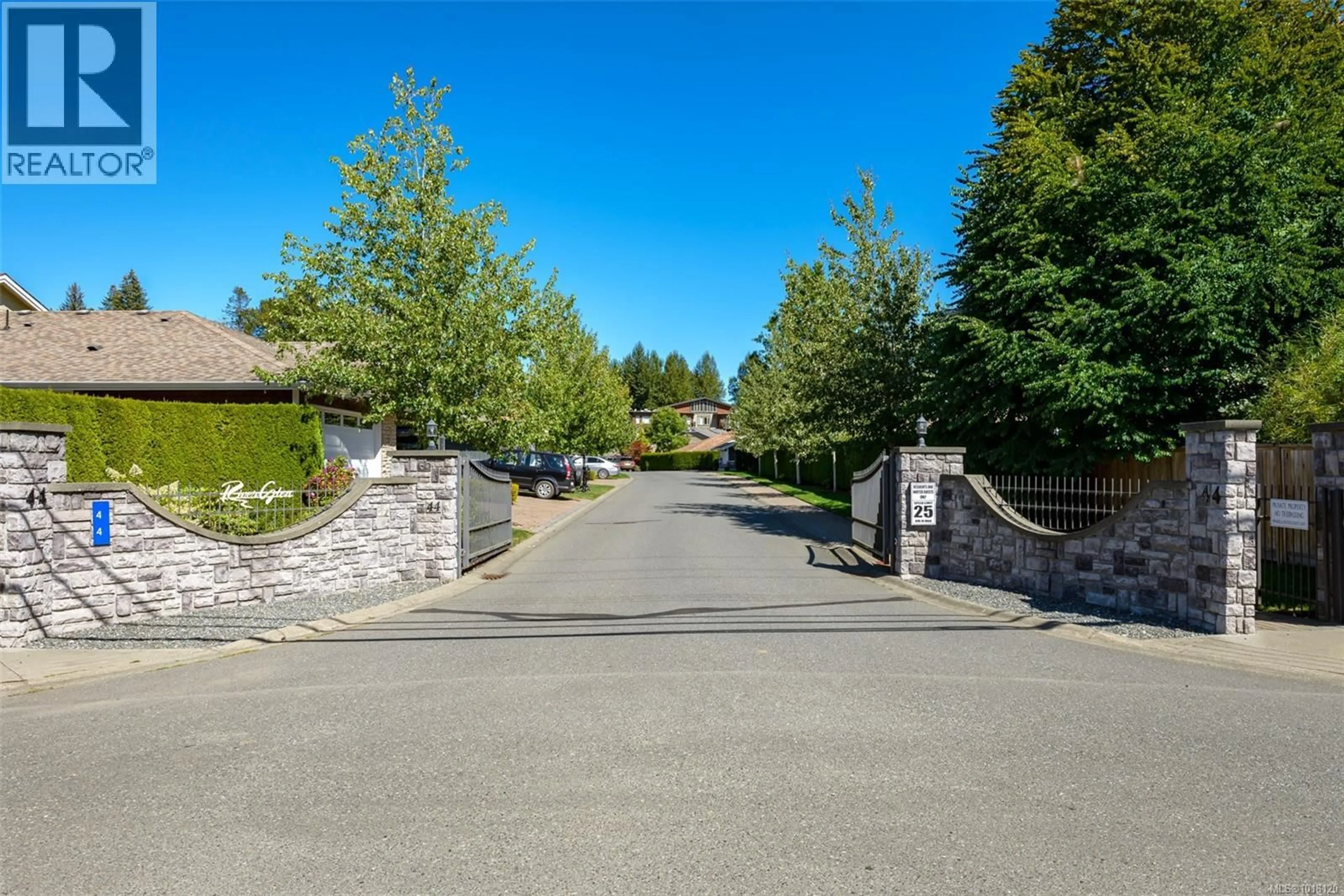 A pic from outside/outdoor area/front of a property/back of a property/a pic from drone, street for 2309 - 44 ANDERTON AVENUE, Courtenay British Columbia V9N2G8