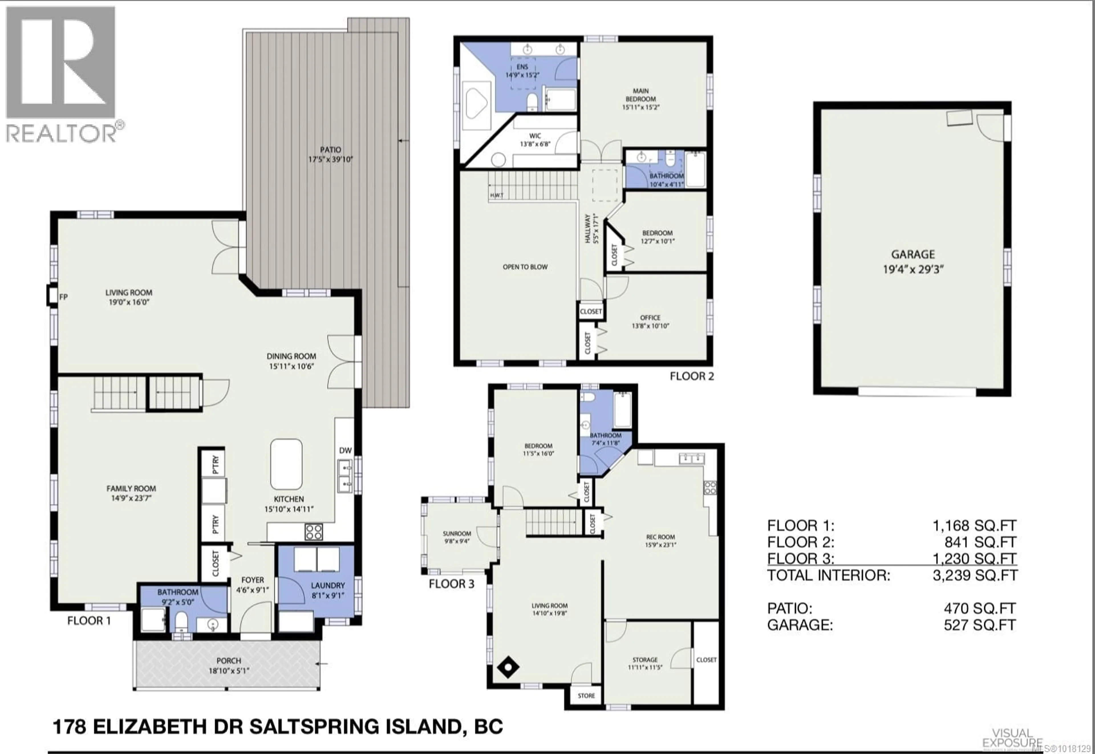 Floor plan for 178 ELIZABETH DRIVE, Salt Spring British Columbia V8K1H8
