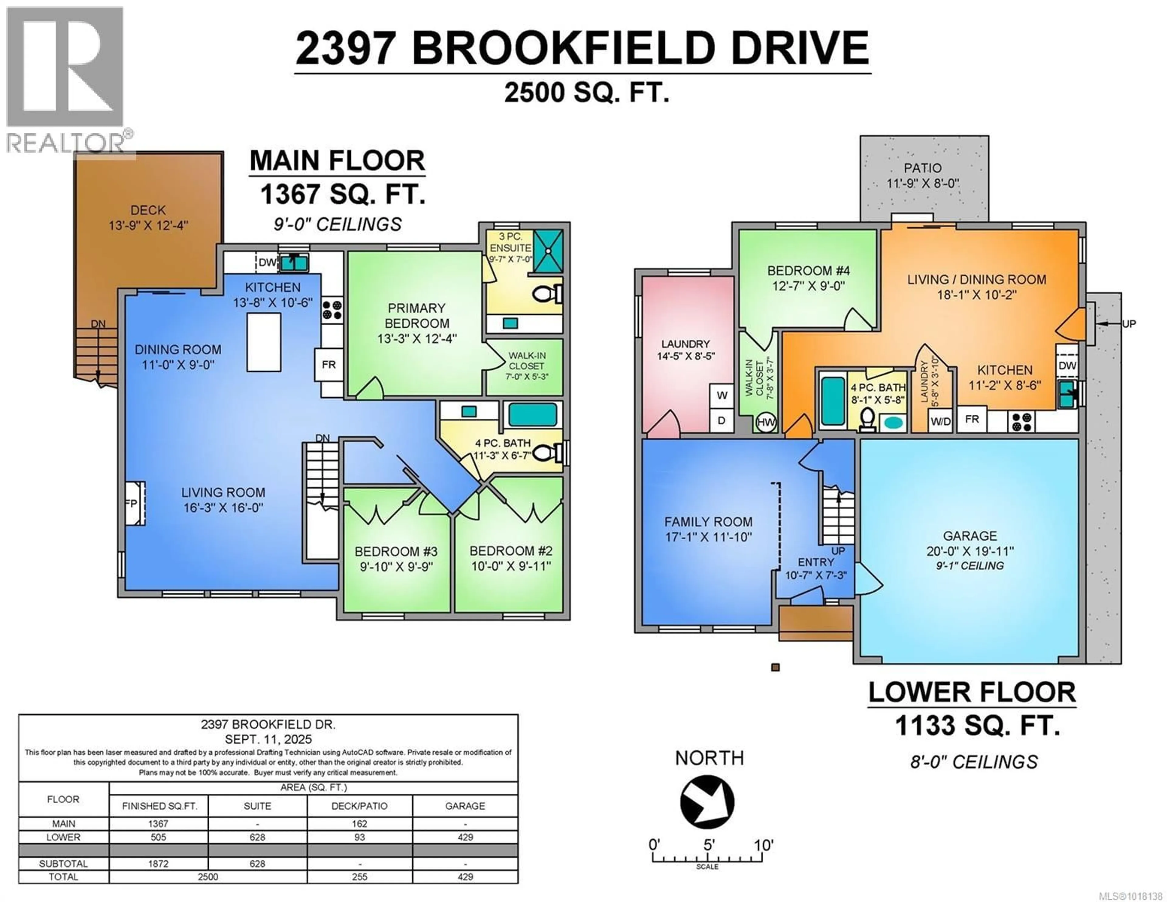 Floor plan for 2397 BROOKFIELD DRIVE, Courtenay British Columbia V9N0E6