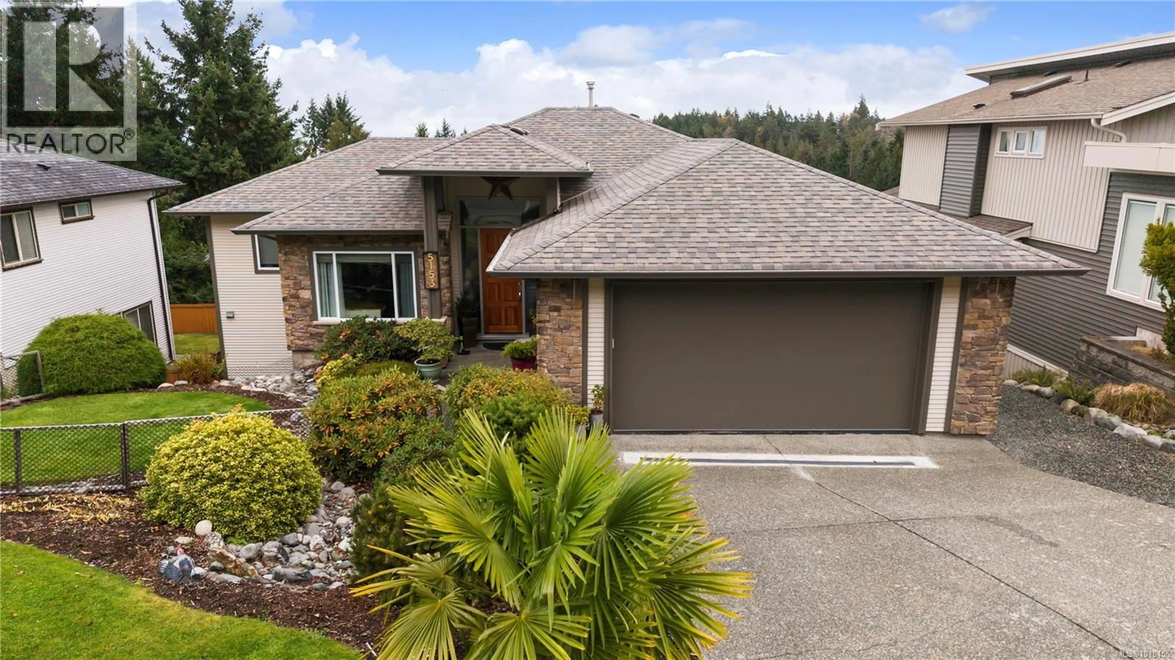 Home with brick exterior material, street for 5153 DUNN PLACE, Nanaimo British Columbia V9T6S9