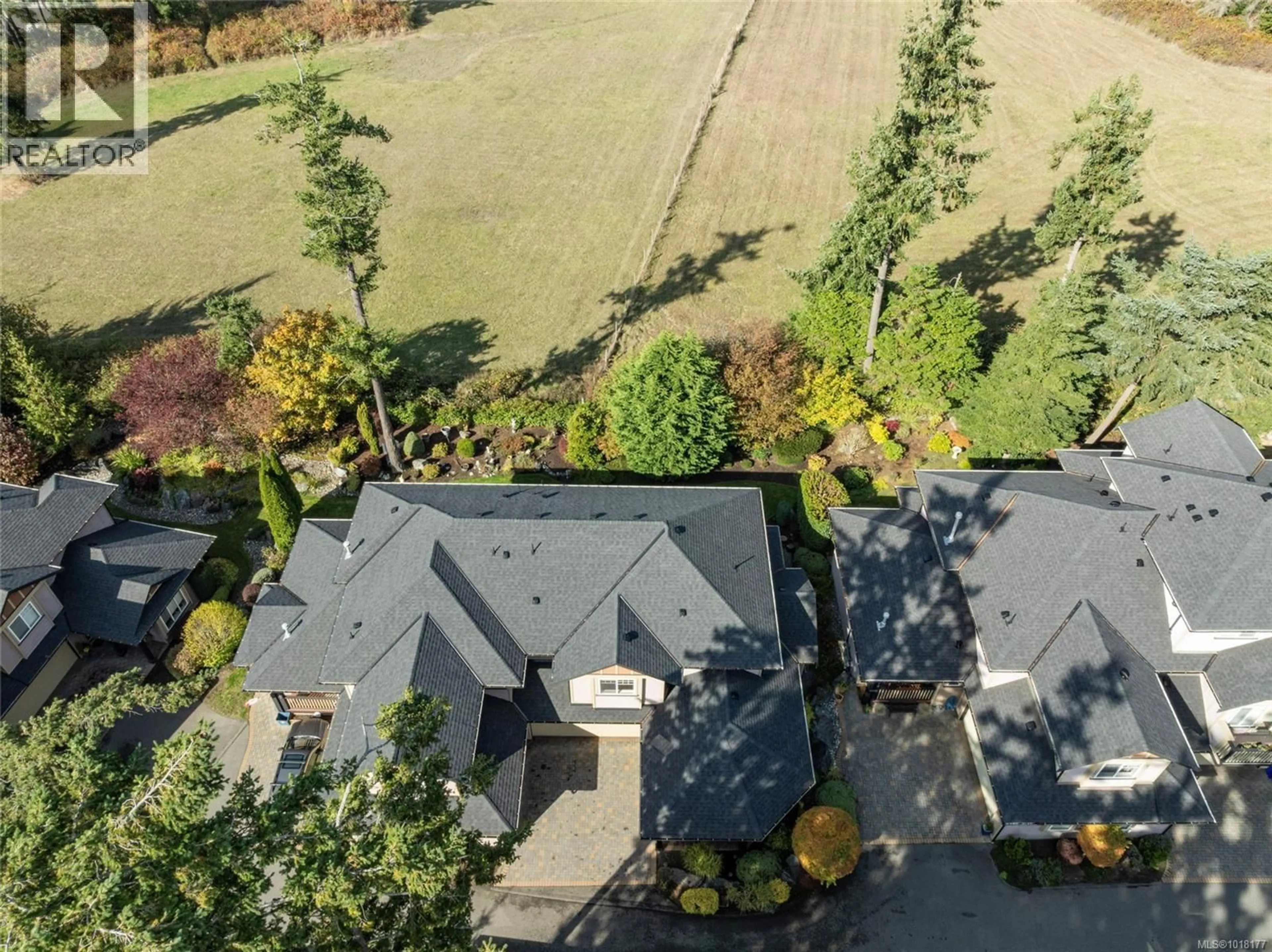 A pic from outside/outdoor area/front of a property/back of a property/a pic from drone, mountain view for 18 - 15 HELMCKEN ROAD, View Royal British Columbia V8Z5G5