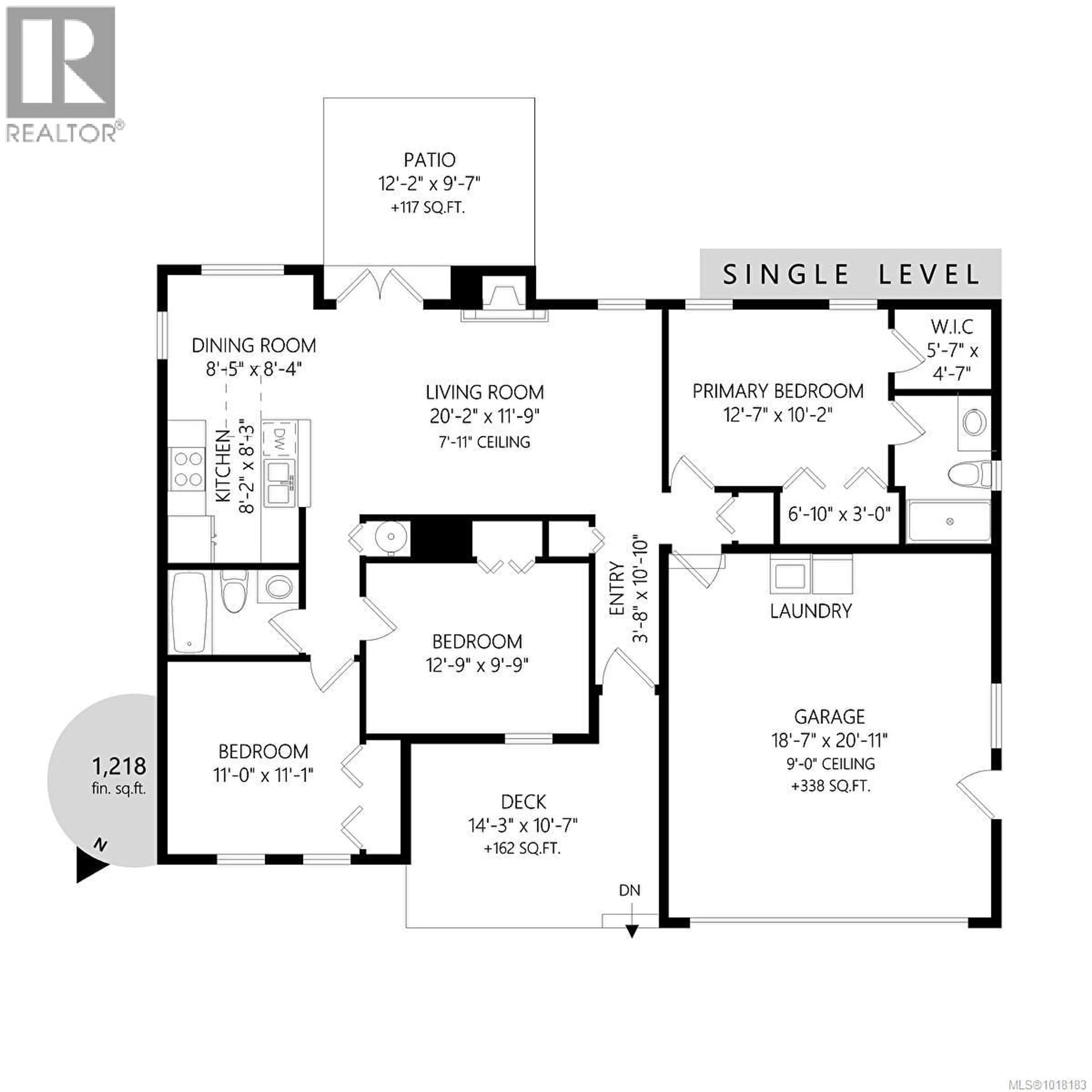 Floor plan for 1752 COUNTRY ROAD, Qualicum Beach British Columbia V9K2S3