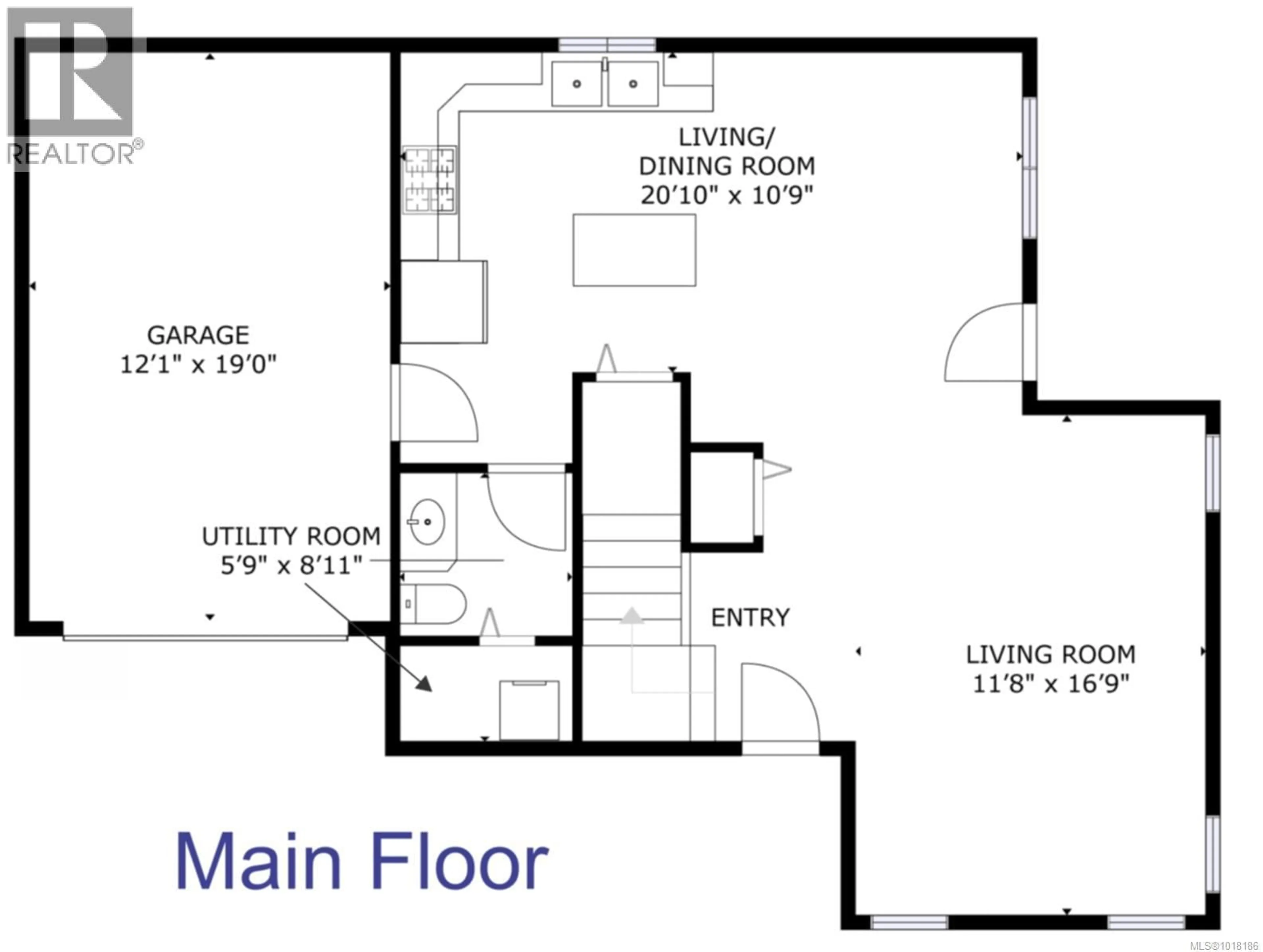 Floor plan for 6011 BRICKYARD ROAD, Nanaimo British Columbia V9V1M6