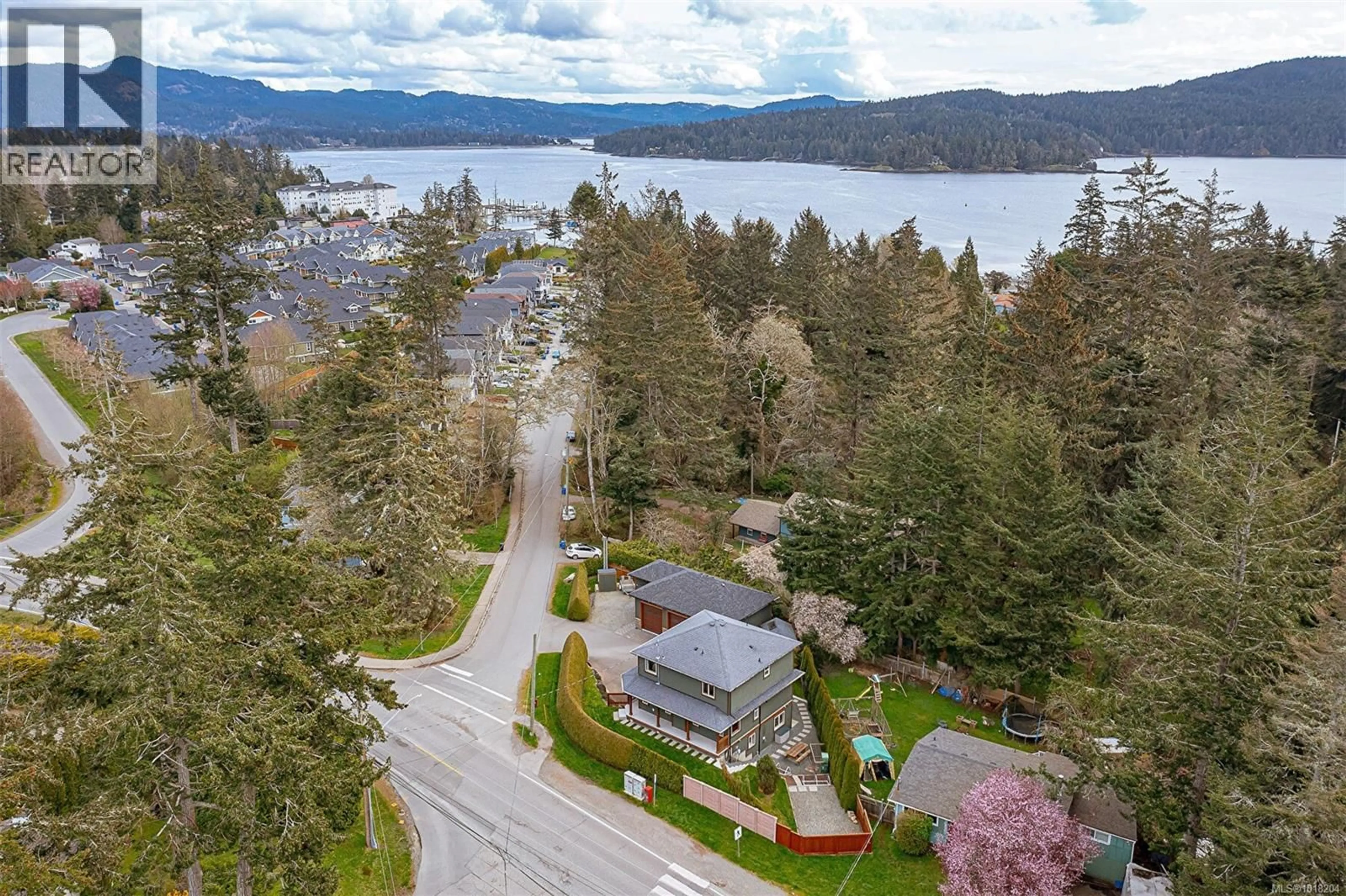 A pic from outside/outdoor area/front of a property/back of a property/a pic from drone, water/lake/river/ocean view for 1747 WHIFFIN SPIT ROAD, Sooke British Columbia V9Z0T9