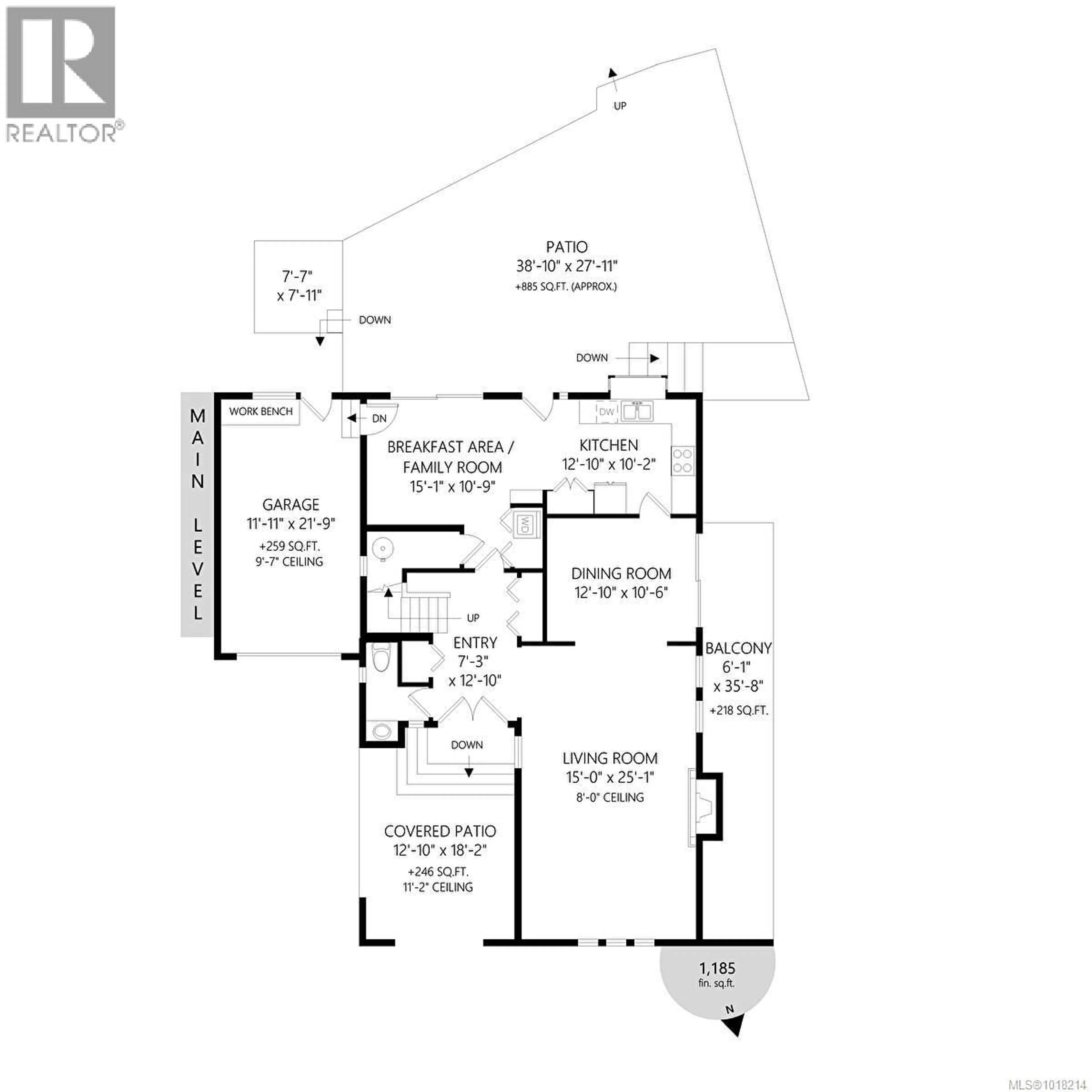 Floor plan for 1364 KINGSVIEW ROAD, Duncan British Columbia V9L5P1