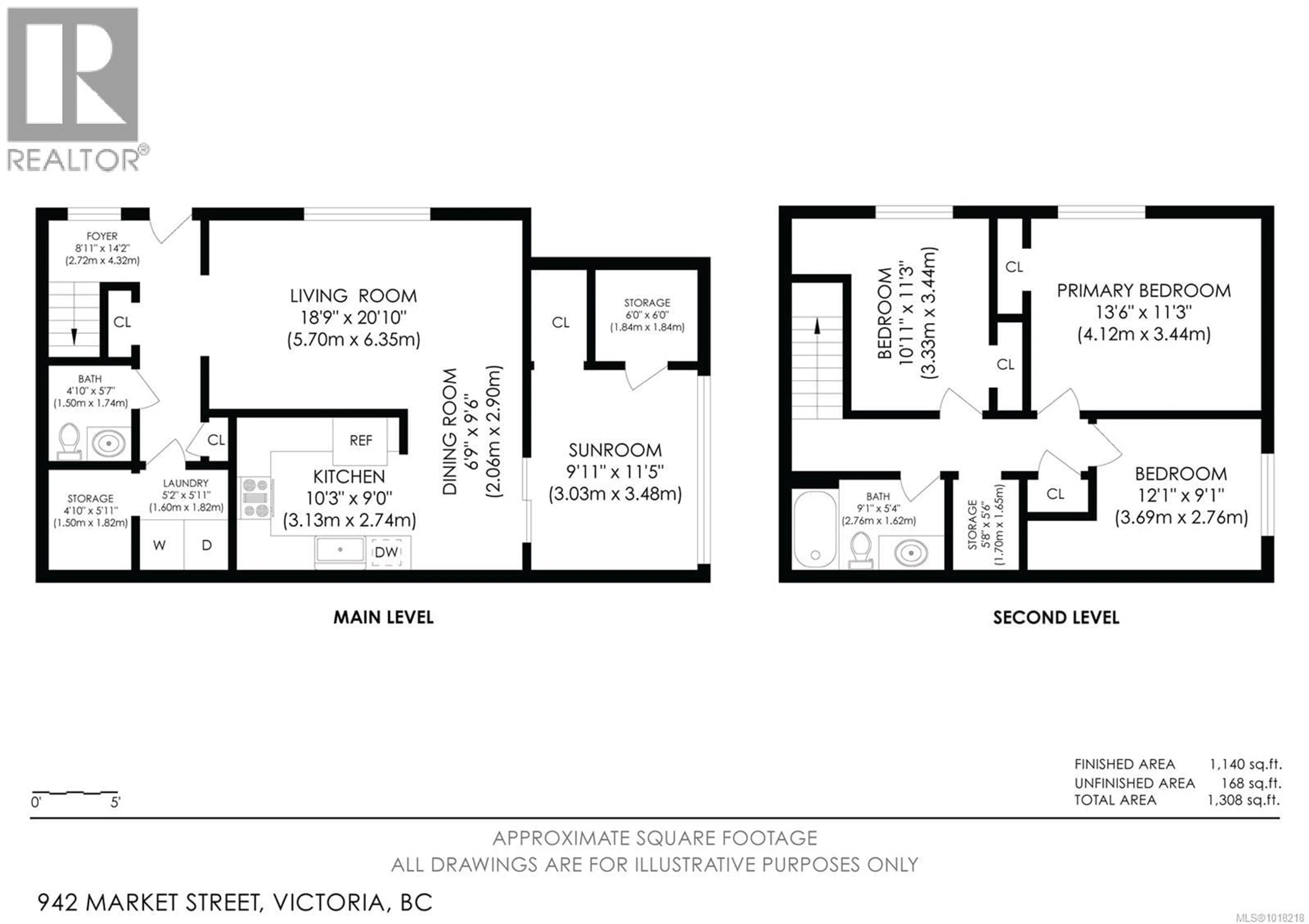 Floor plan for 942 MARKET STREET, Victoria British Columbia V8W3R8