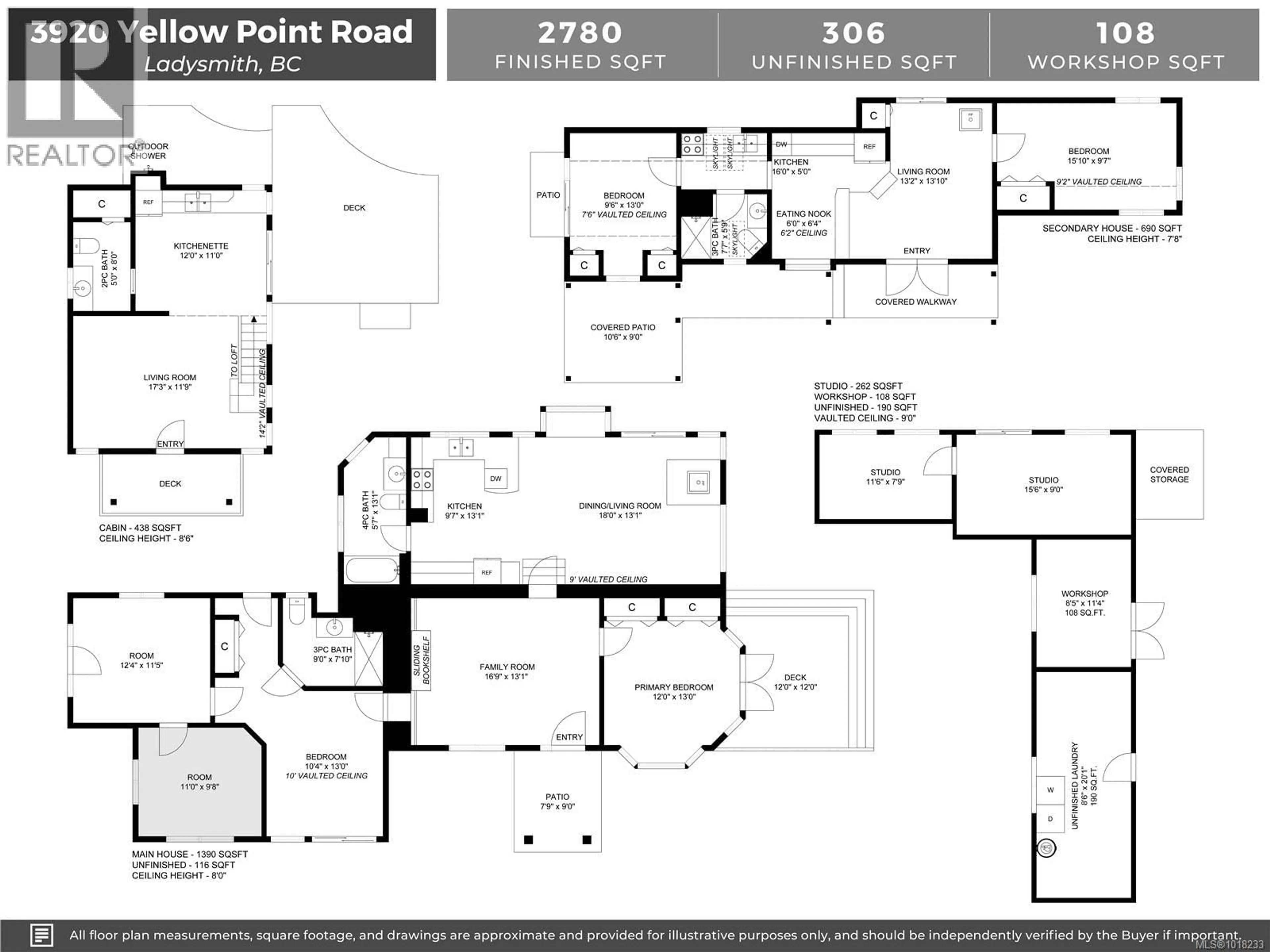 Floor plan for 3920 YELLOW POINT ROAD, Ladysmith British Columbia V9G1E9