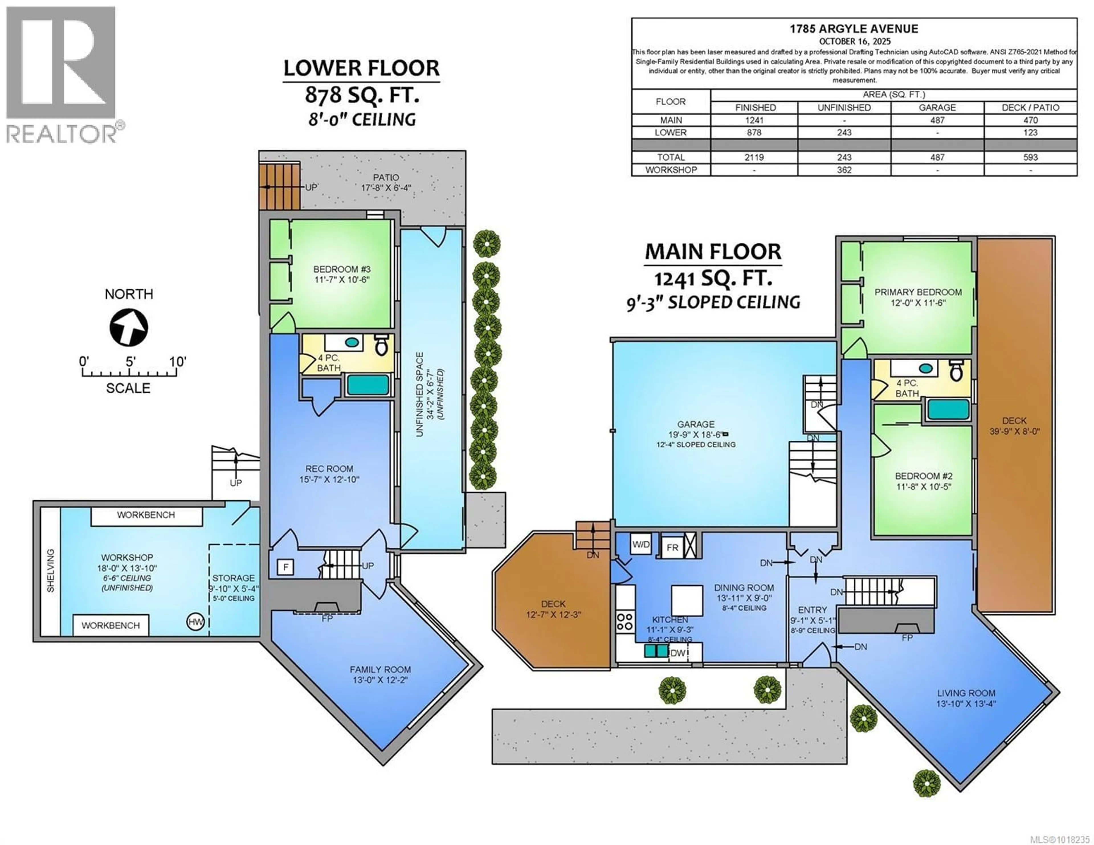 Floor plan for 1785 ARGYLE AVENUE, Nanaimo British Columbia V9S3K6