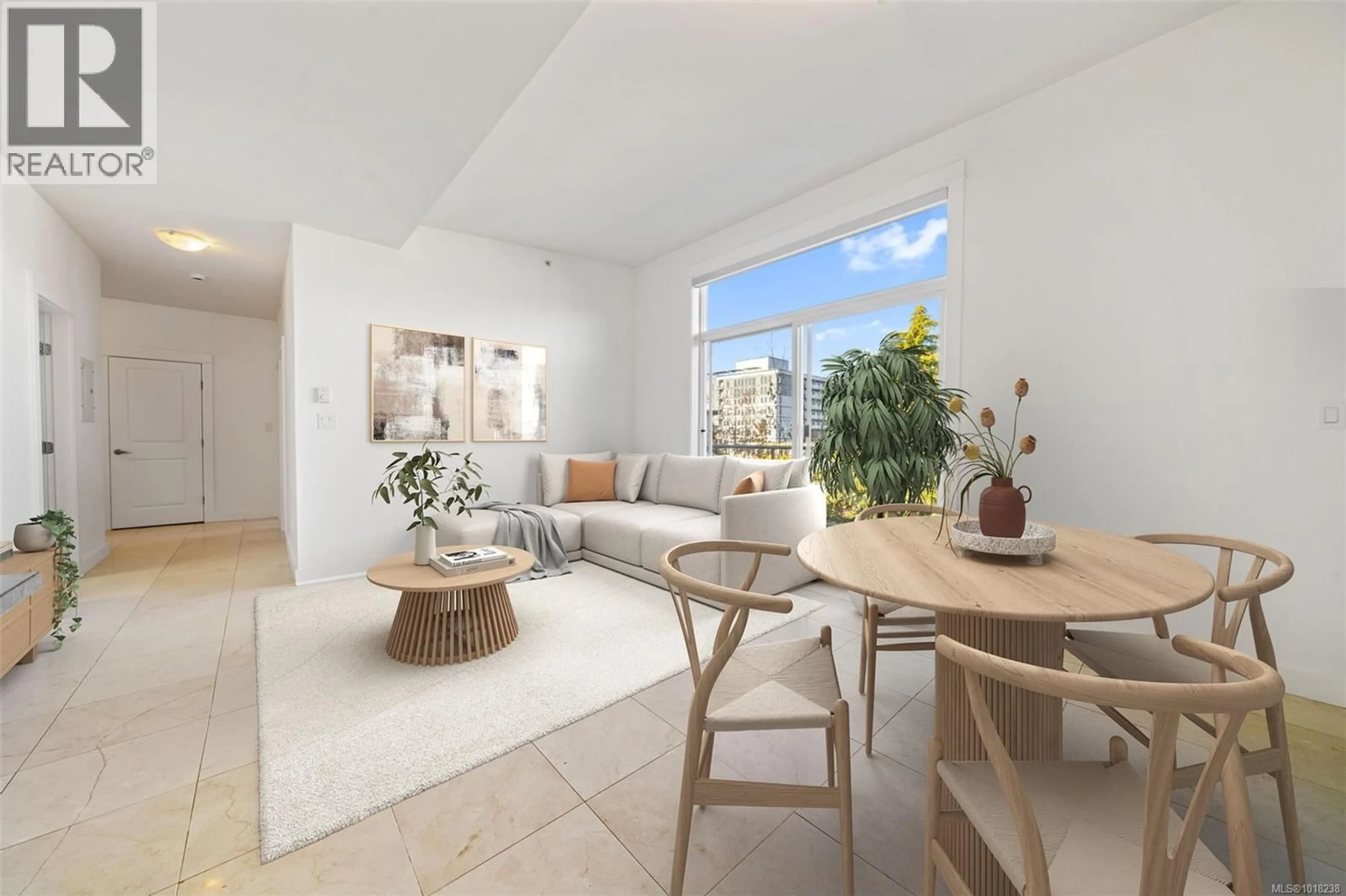 Living room with furniture, unknown for 410 - 1315 ESQUIMALT ROAD, Esquimalt British Columbia V9A3P4