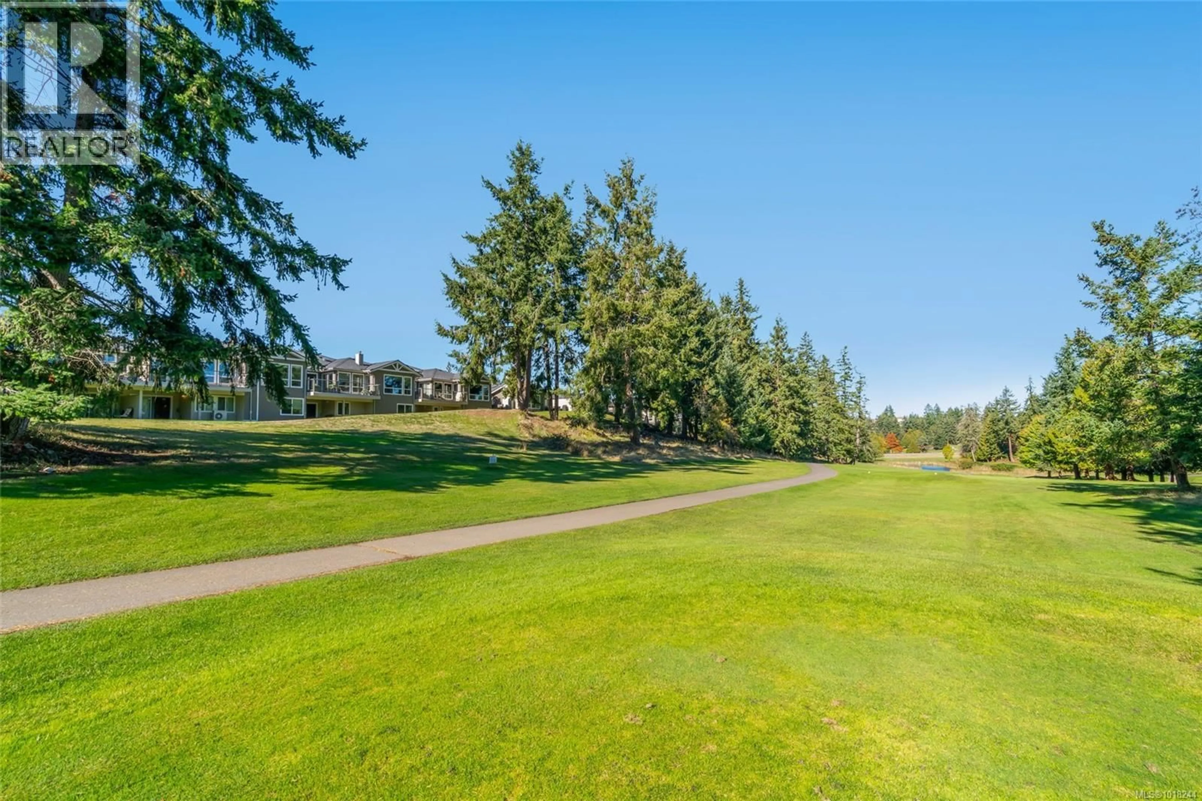 A pic from outside/outdoor area/front of a property/back of a property/a pic from drone, forest/trees view for 6 - 2655 ANDOVER ROAD, Nanoose Bay British Columbia V9P9J5