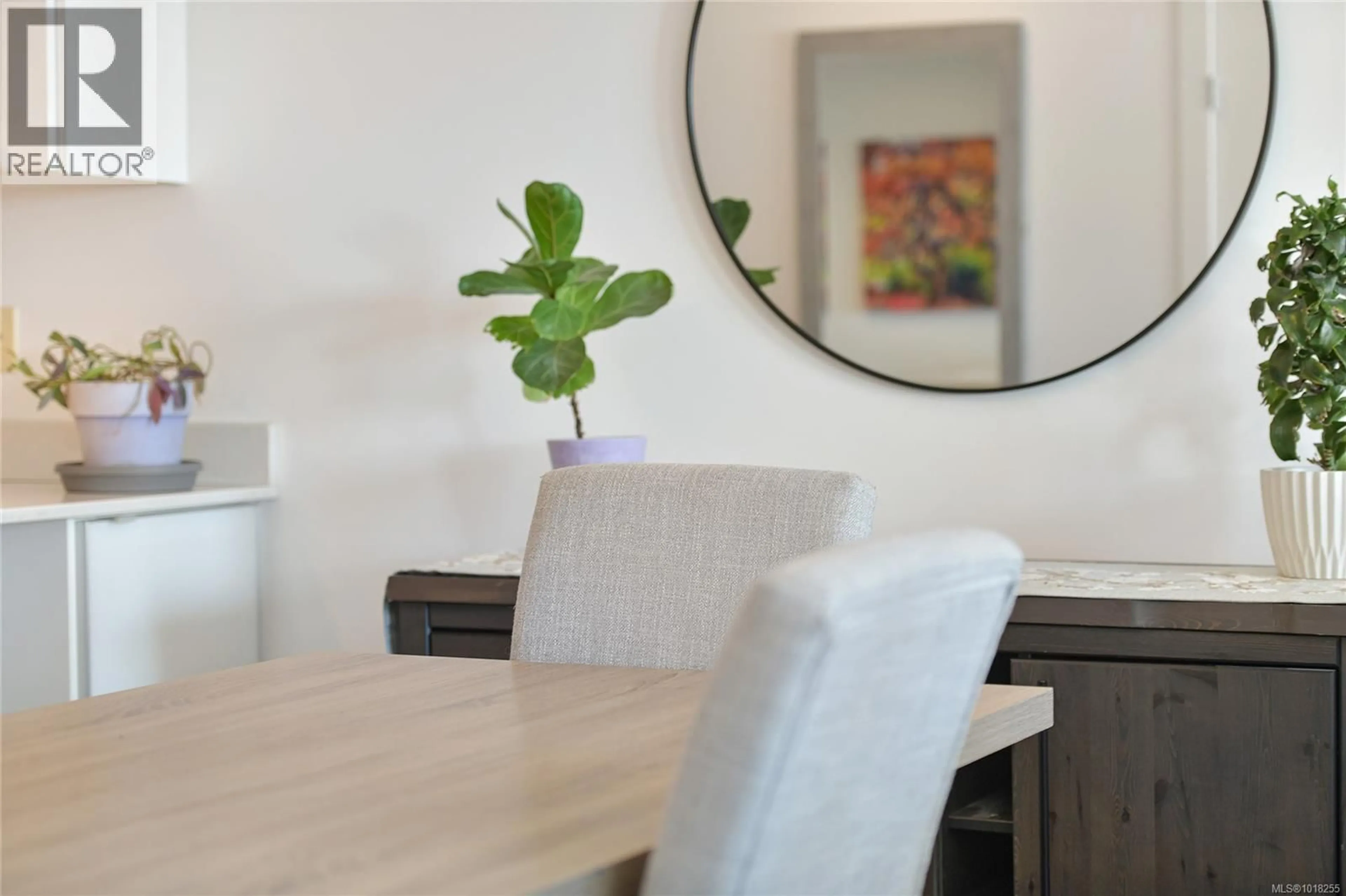 Dining room, wood/laminate floor for 421 - 2871 JACKLIN ROAD, Langford British Columbia V9B0P3