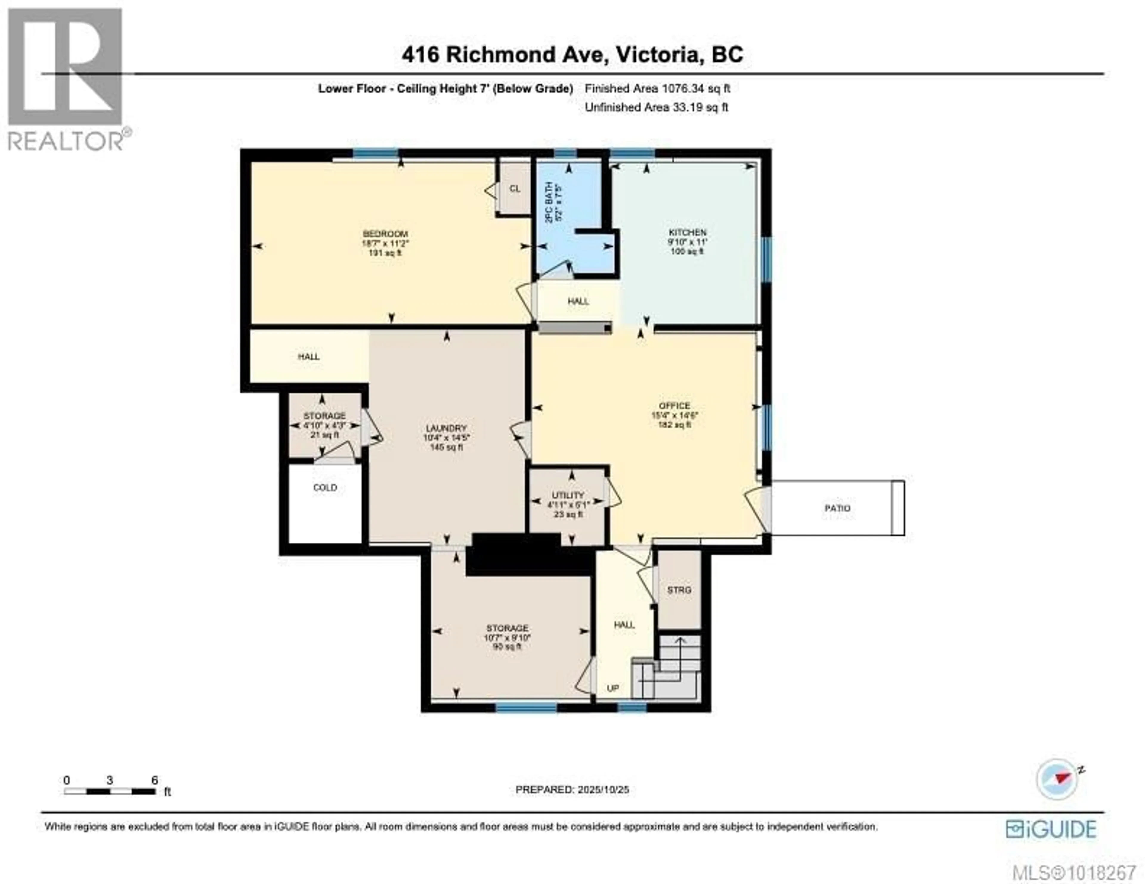 Floor plan for 416 RICHMOND AVENUE, Victoria British Columbia V8S3Y4